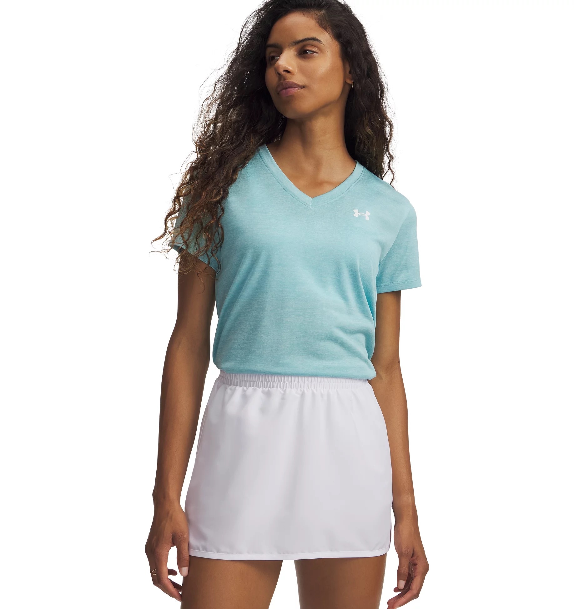 Under Armour® T-shirt d'entraînement »TECH SSV- TWIST« Kurzarm, atmungsaktiv, schnell trocknend, mit V-Ausschnitt