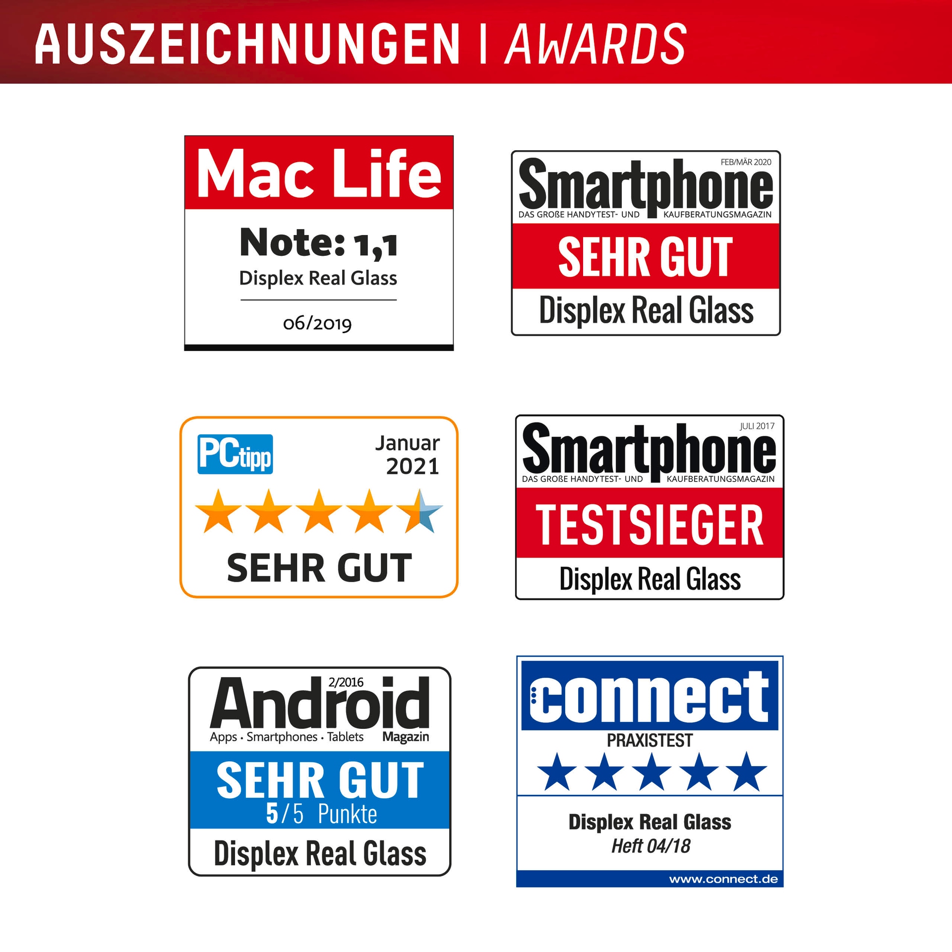 Displex Displayschutzglas »Real Glass Screen Protector inkl. Case mit MountMaster« für Google Pixel 10a Displayschutzfolie, Schutzfolie, Bildschirmschutz, kratz- & stossfest