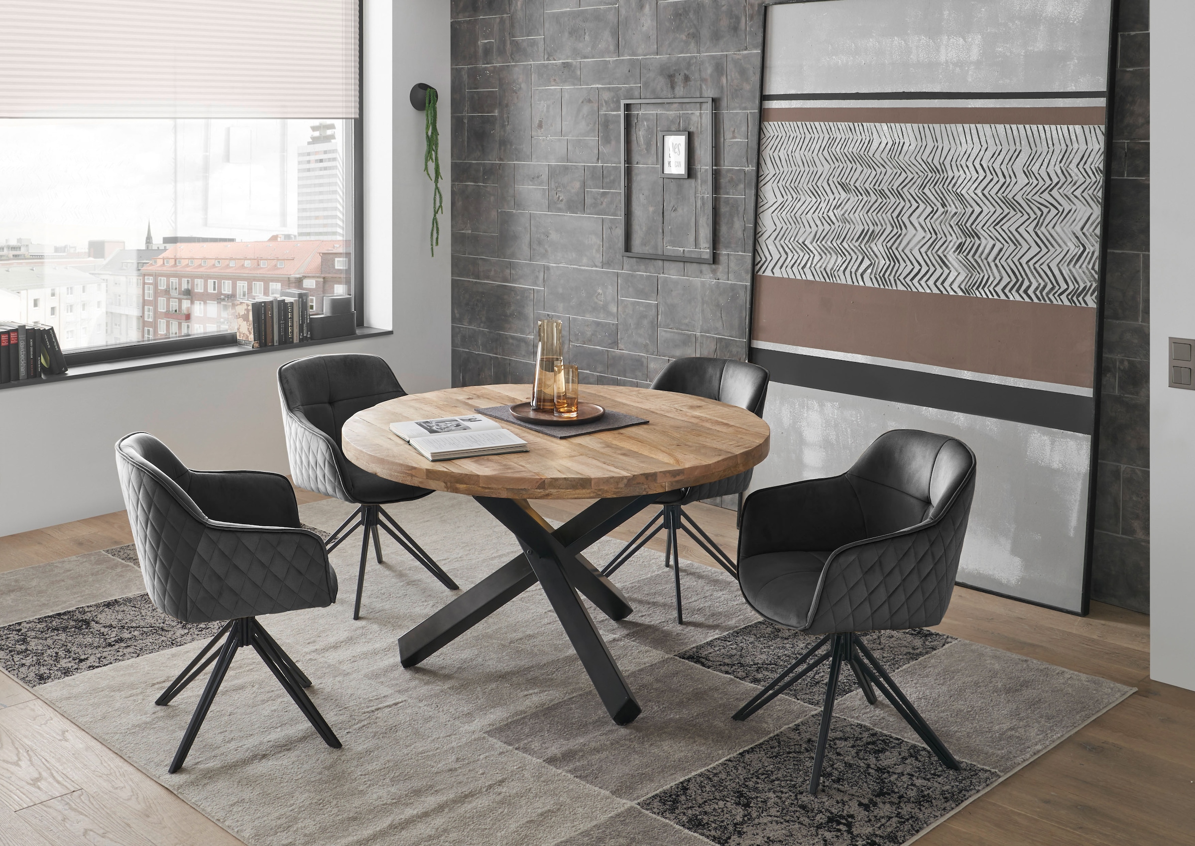 Stolkom Armlehnstuhl »Emma« (Set) 2 Stk.180 grad drehbar mit Auto-Return