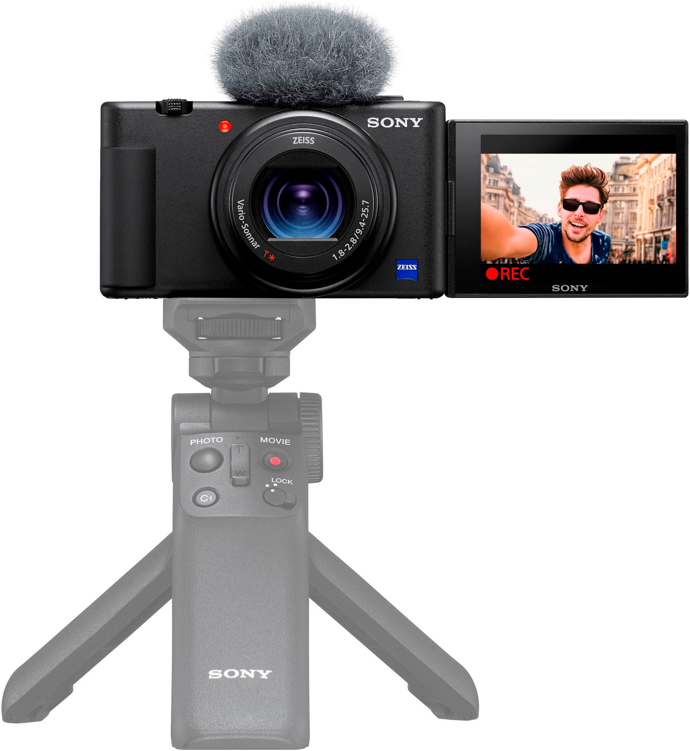 Sony Appareil photo compact »ZV-1« vielseitigen 24-70-mm , 20,1 , 2,7 fach fach x opt. Zoom