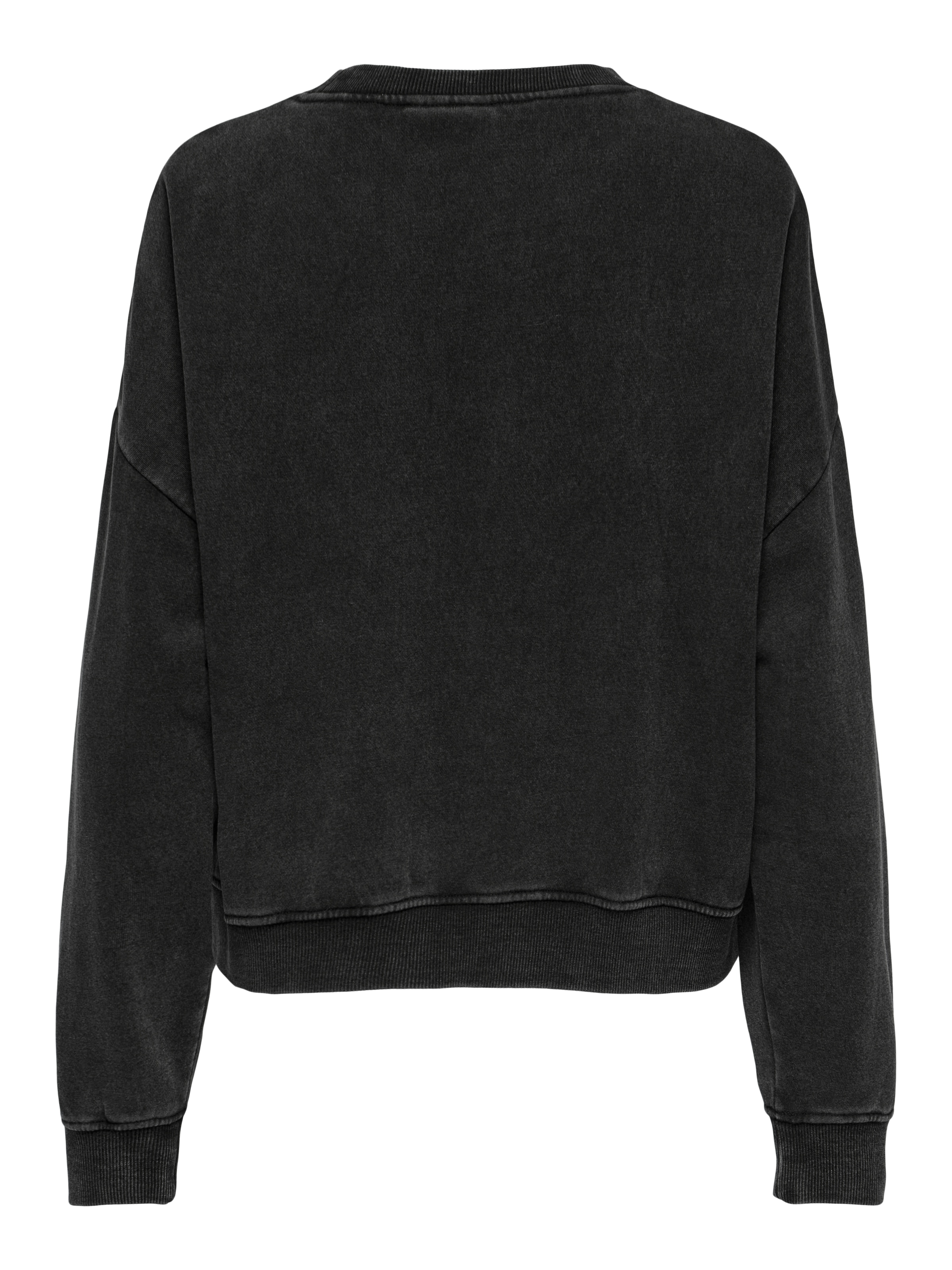 ONLY Sweat-shirt »ONLSWEAT L/S CREW OVERSIZE SWT«, mélange de coton, coupe ample, col rond
