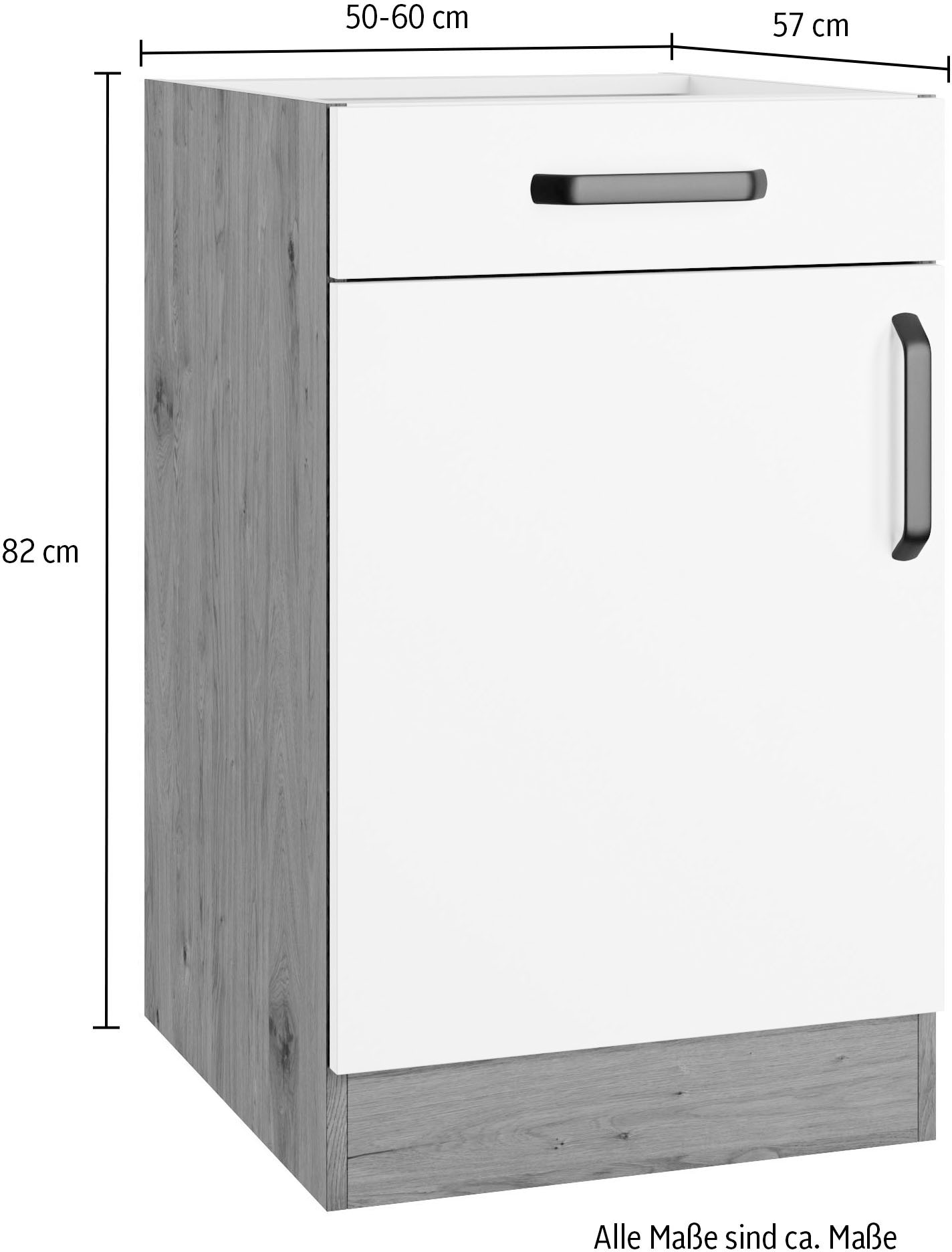 wiho Küchen Unterschrank »Elba« in den Breiten 50 und 60 cm