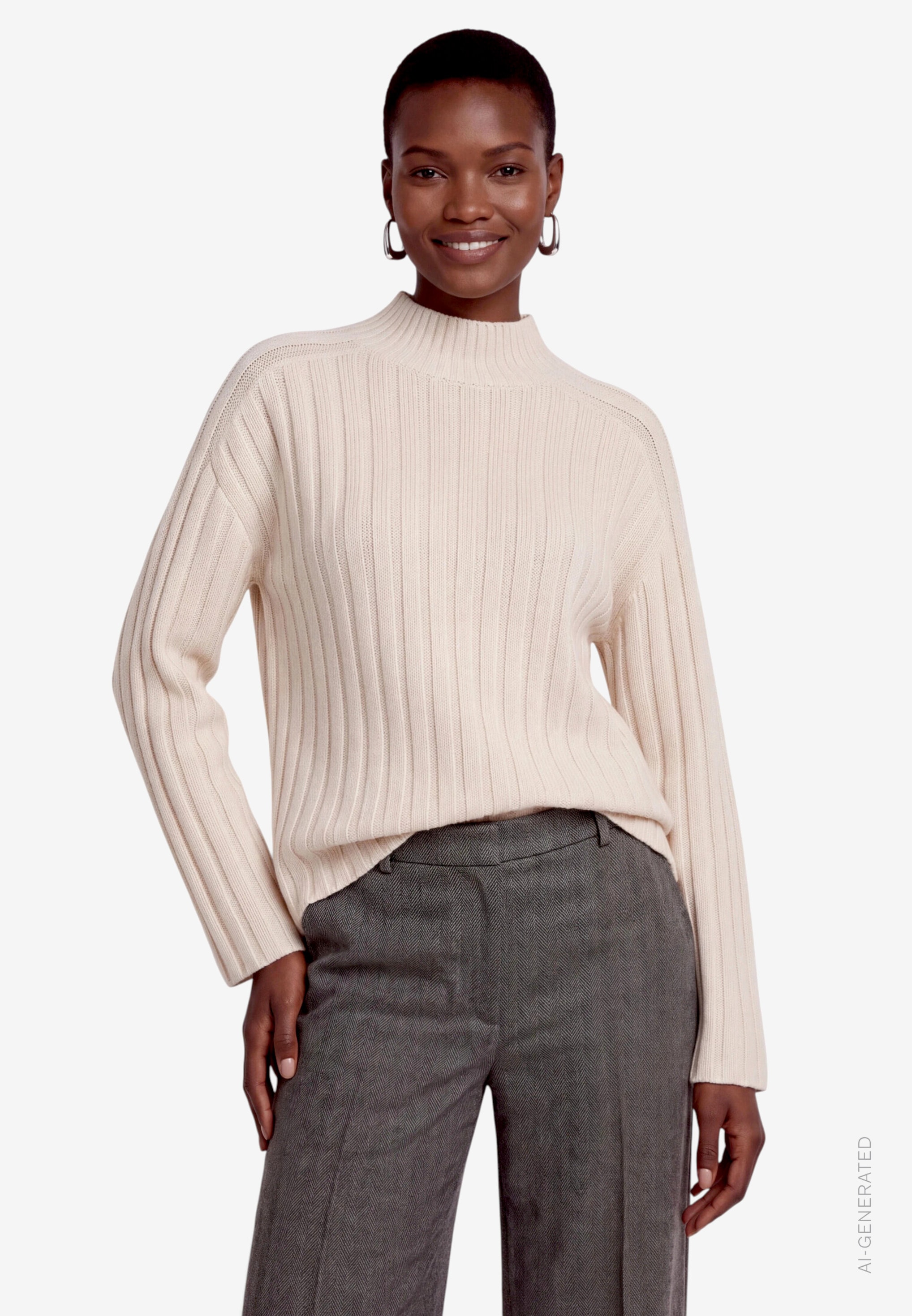 Zero Pull en tricot Winterpullover mit Stehkragen