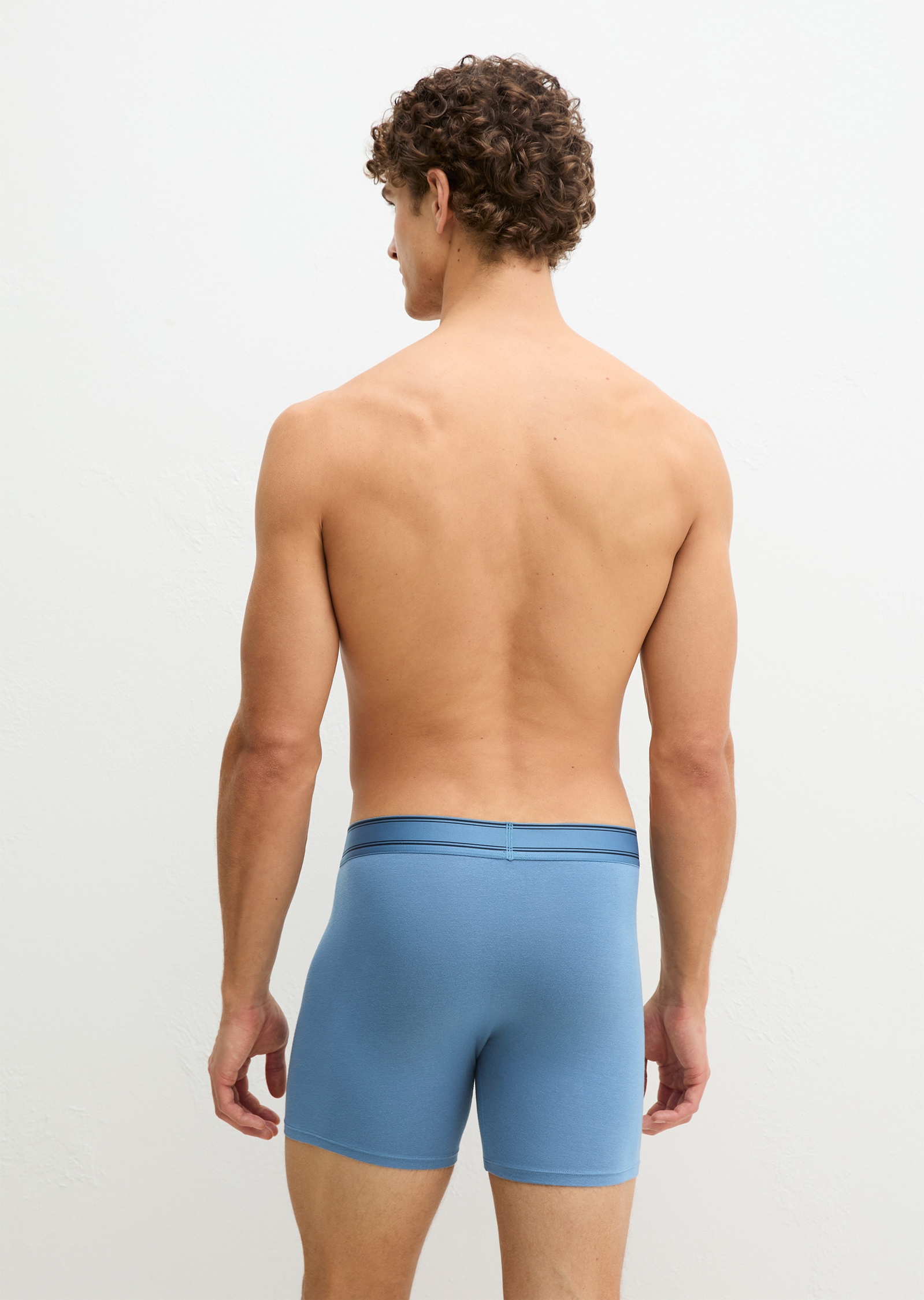 Marc O'Polo Pantalon rétro »Modal« avec jambe un peu plus longue, ceinture logo, sans braguette