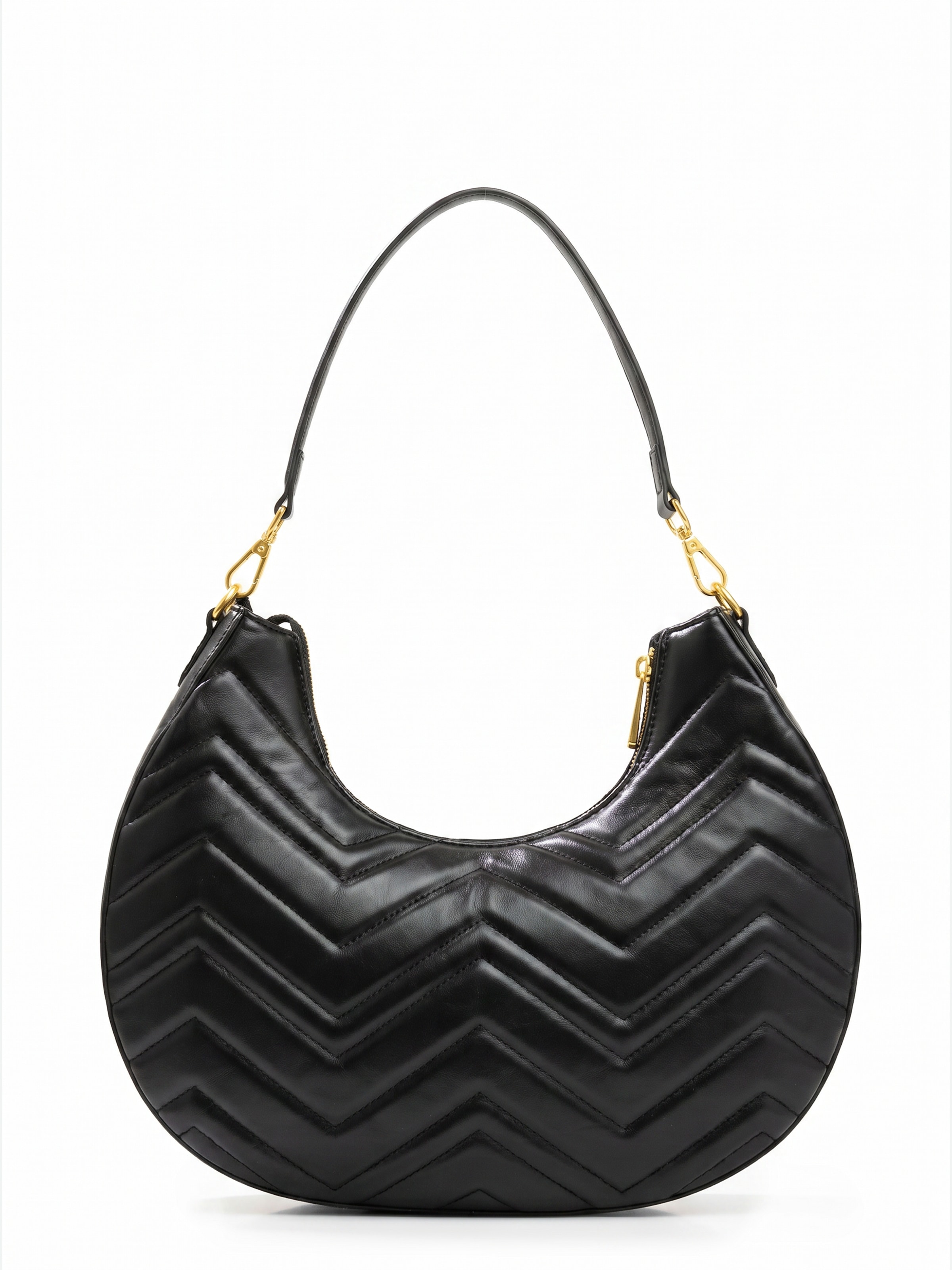 GABRIELLA G By Gabriella Gucci Hobo »JENNIFER« Damen Henkeltasche, Schultertasche, Umhängetasche mit vielen Details