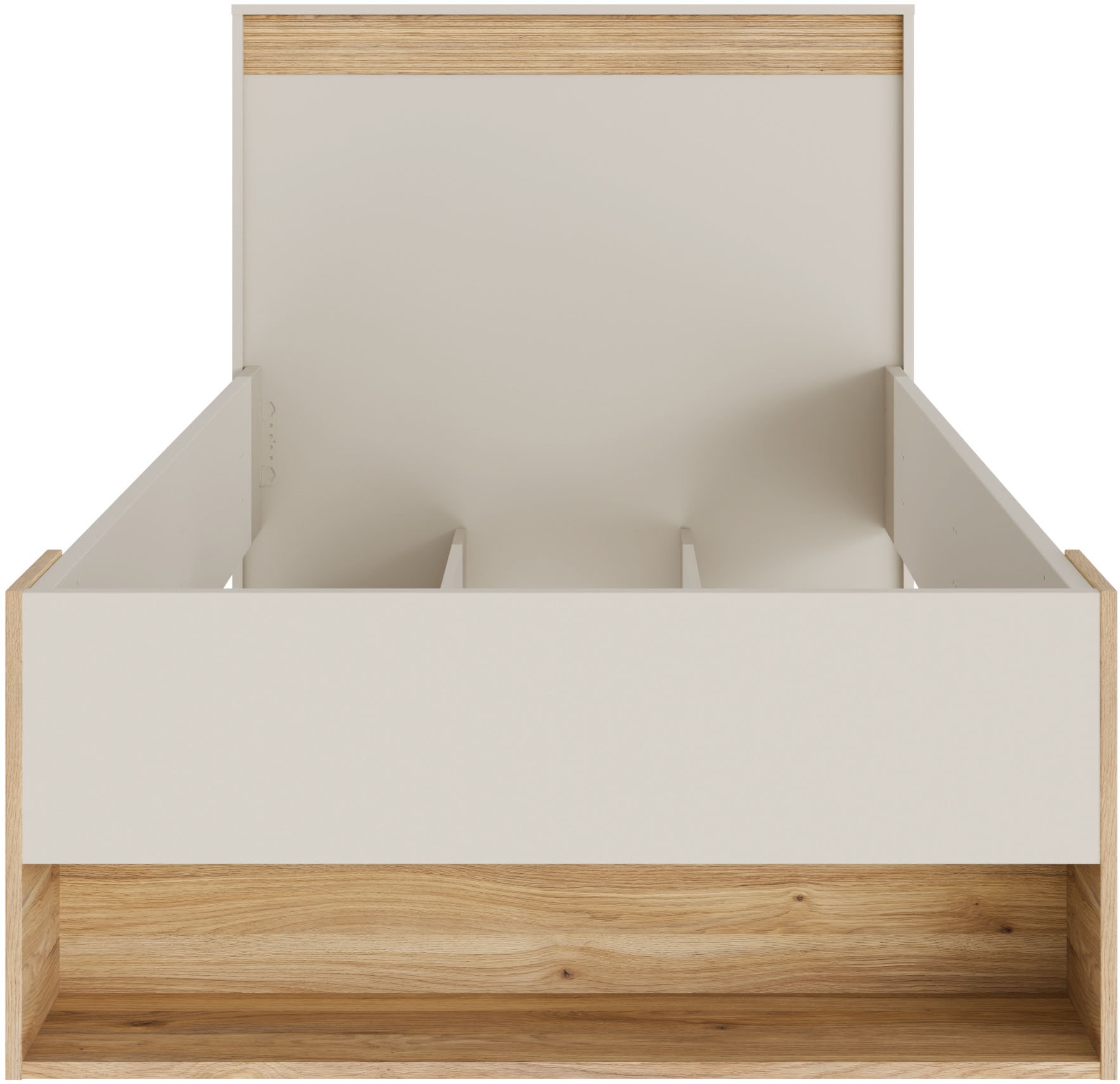 FORTE Lit de rangement avec tiroir, disponible en 2 tailles