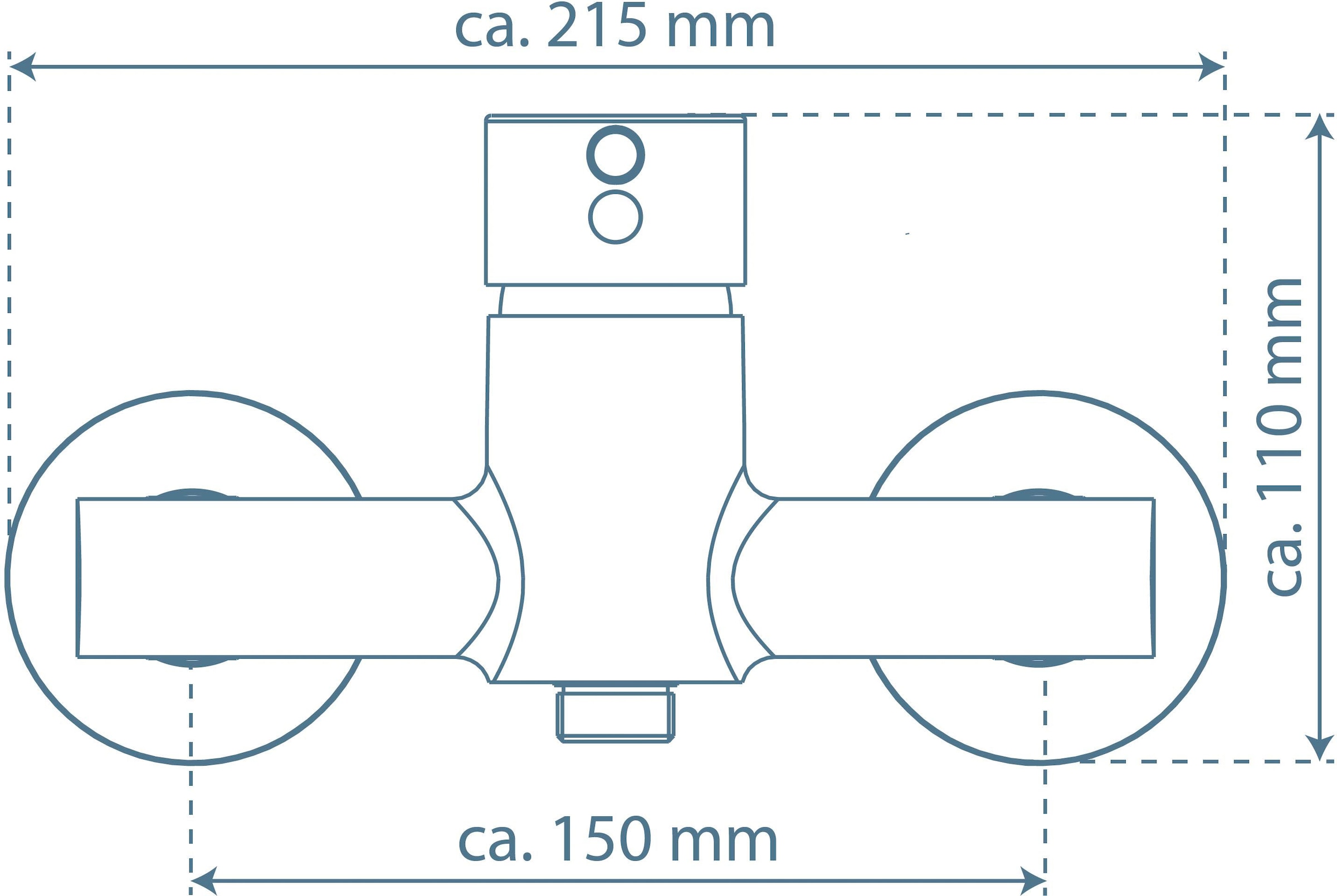Schütte Duschsystem »SAMANA« wassersparend, Antikalk, 3-fach verstellbar, Wasserstoppfunktion
