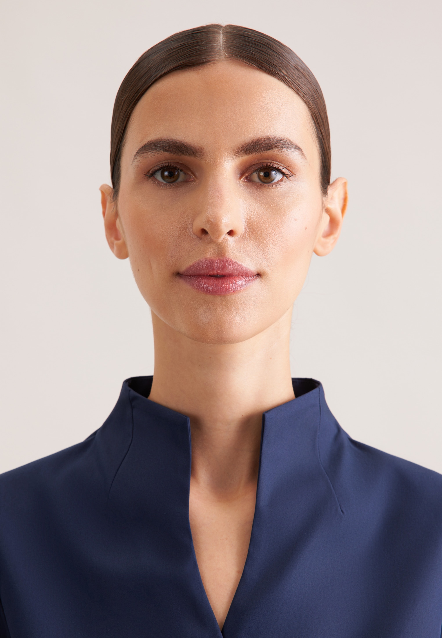 seidensticker Klassische Bluse 1/1 Stehkragen Uni