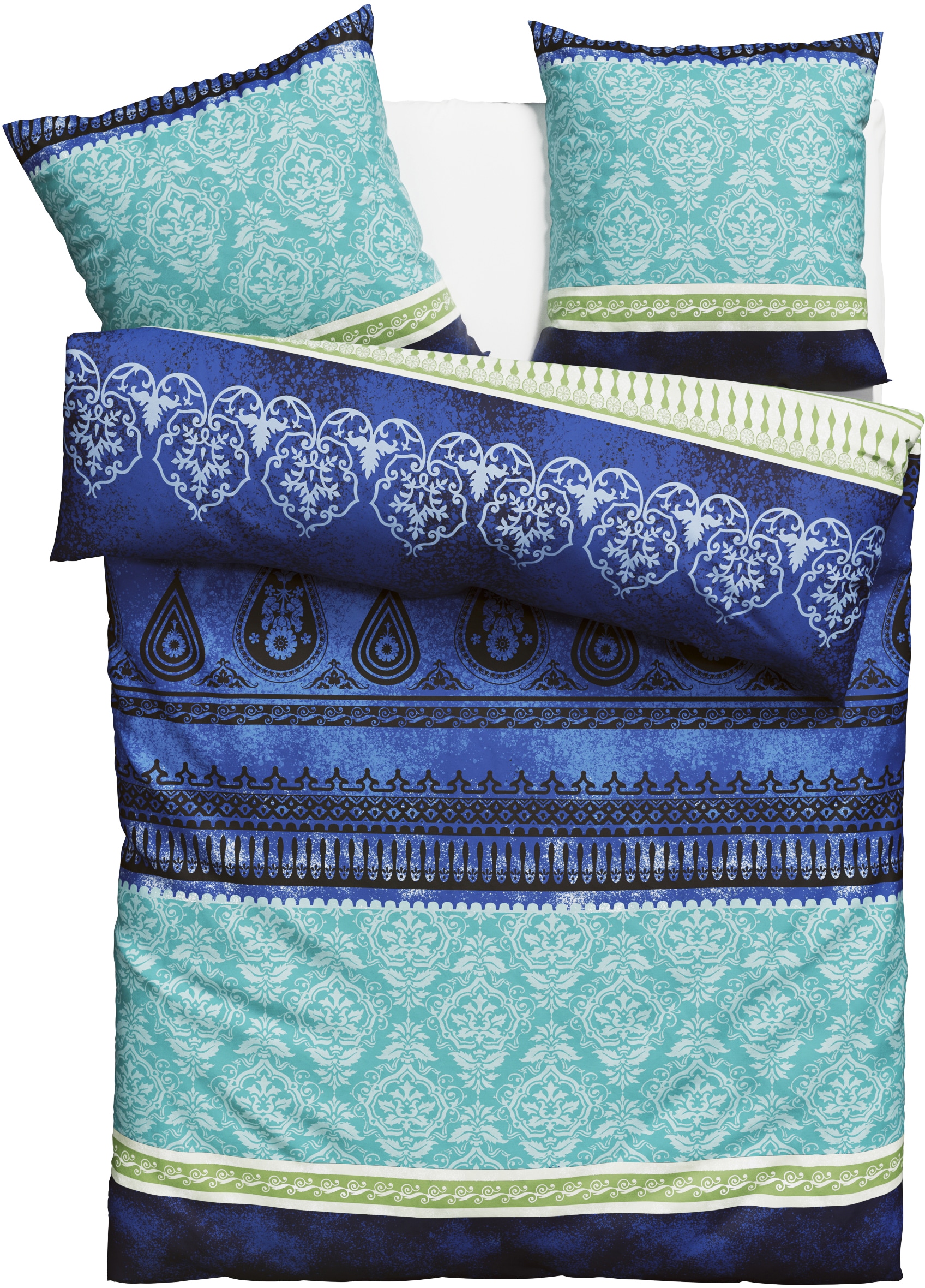 GOODproduct Linge de lit »Sonnenham« 2 in Gr. 135x200 oder 155x220 cm, 100% Baumwolle, Paisley