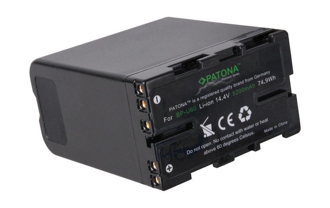   Batterie rechargeable »Patona BP-U60« 5.200 mAh