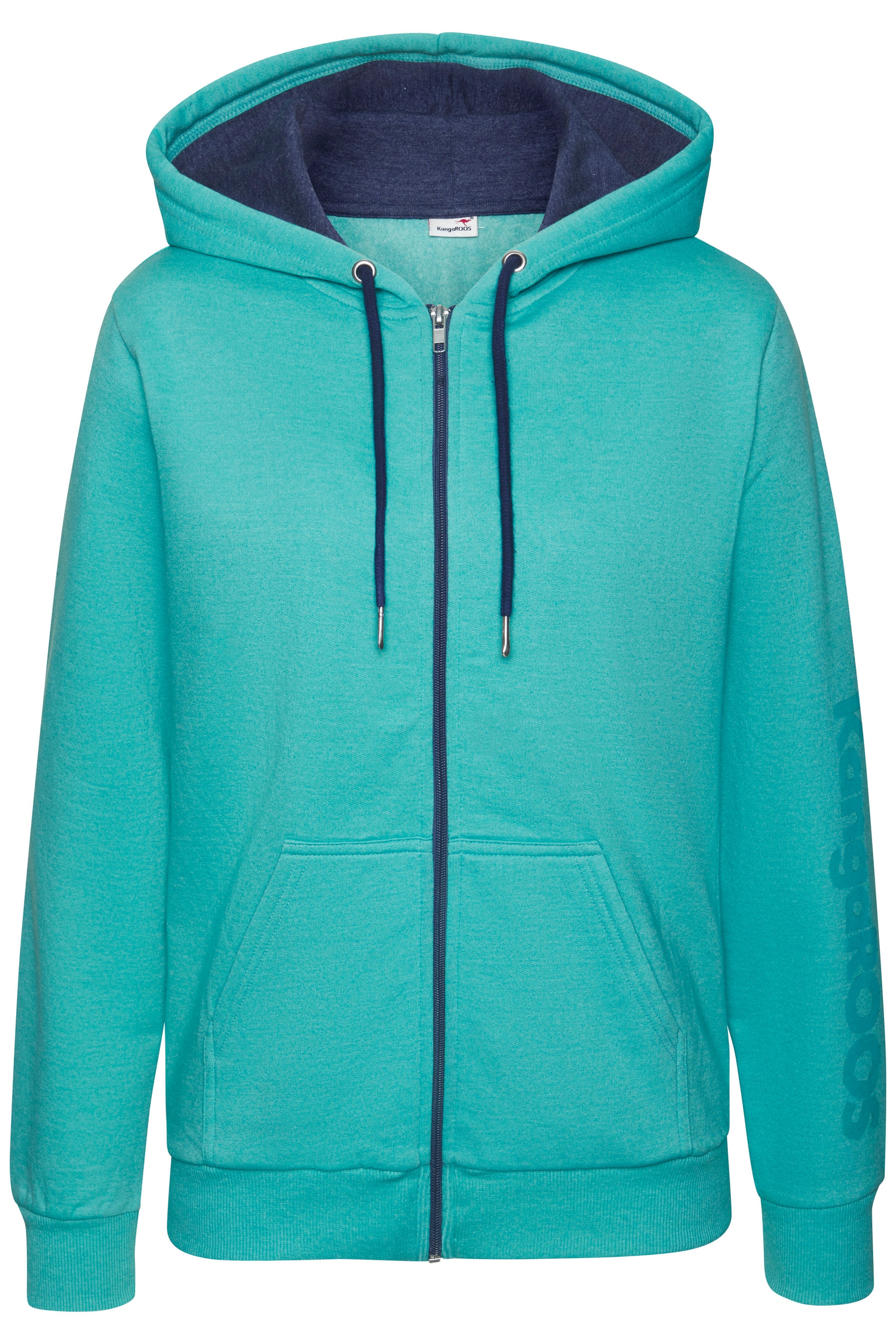 KangaROOS Sweatjacke mit kontrastfarbenen Details, Loungewear