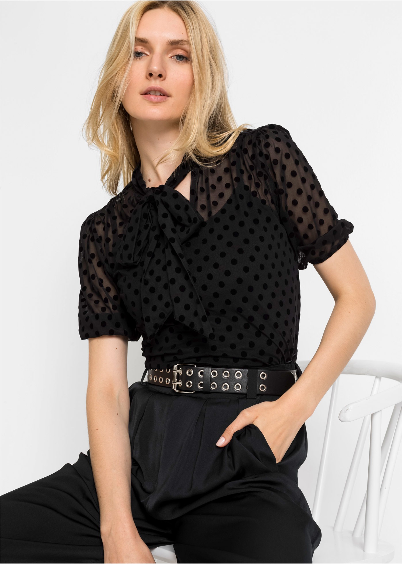 bonprix Hüftgürtel »Gürtel« aus Polyurethan, angenehme Passform, mit Metallösen