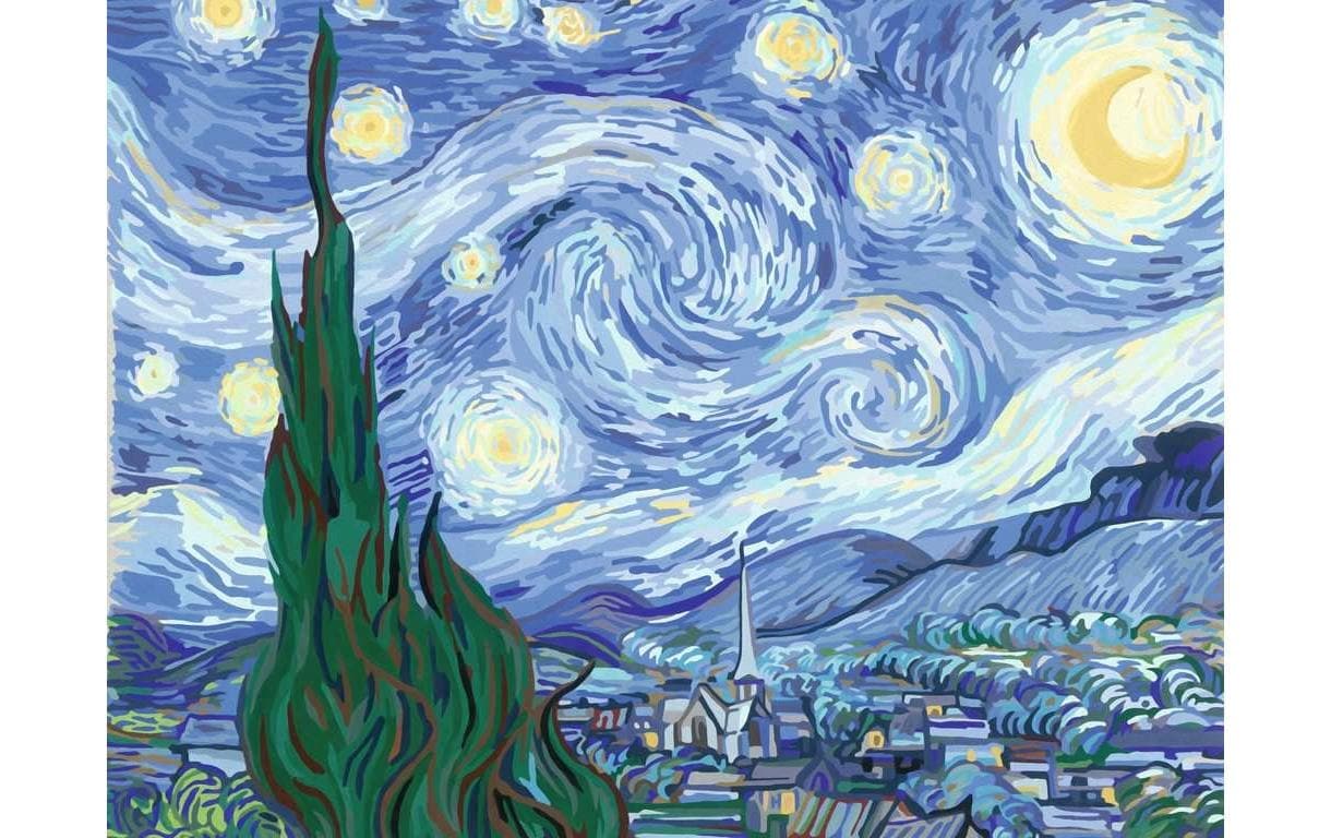 Ravensburger Malen nach Zahlen »CreArt, ART Collection, Starry Night (Van Gogh)« Made in Europe