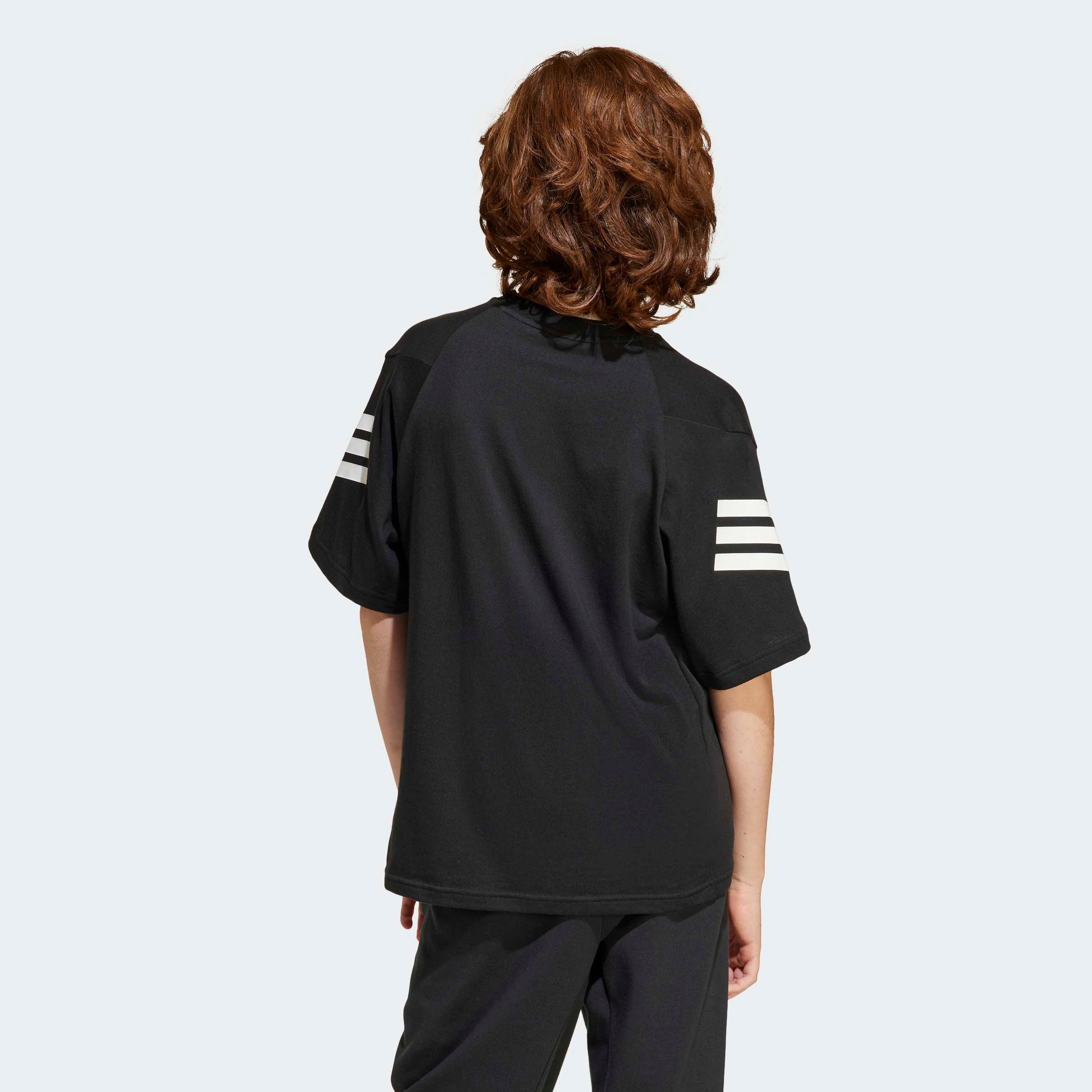 adidas Sportswear T-Shirt »FUTURE ICONS 3-STREIFEN KIDS« lockerer Schnitt, sportlicher Stil, Rundhalsausschnitt