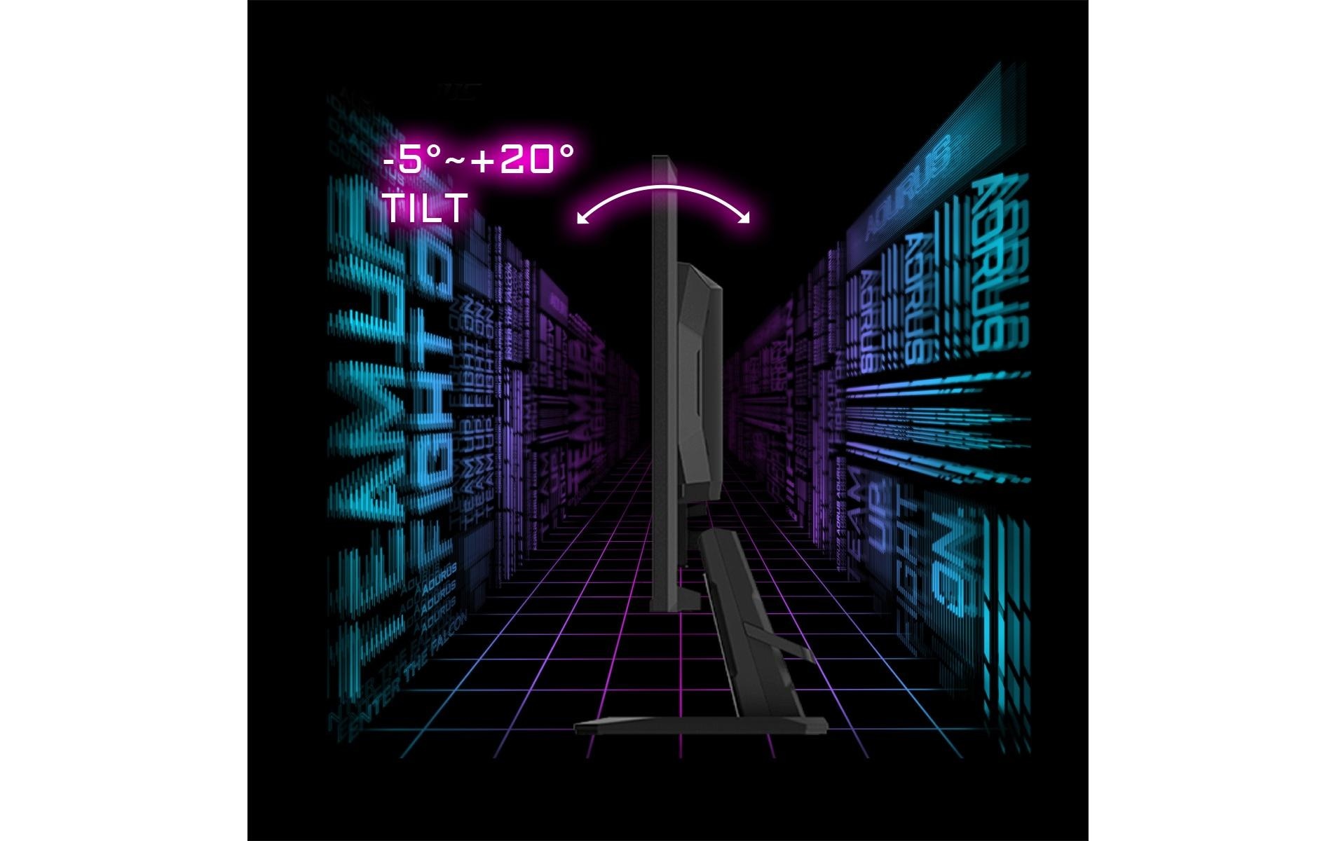 Gigabyte Moniteur de jeu »GS25F2« 62,23 cm/24,5 ″  1920 x 1080 px 1 Reaktionszeit 200 Hz