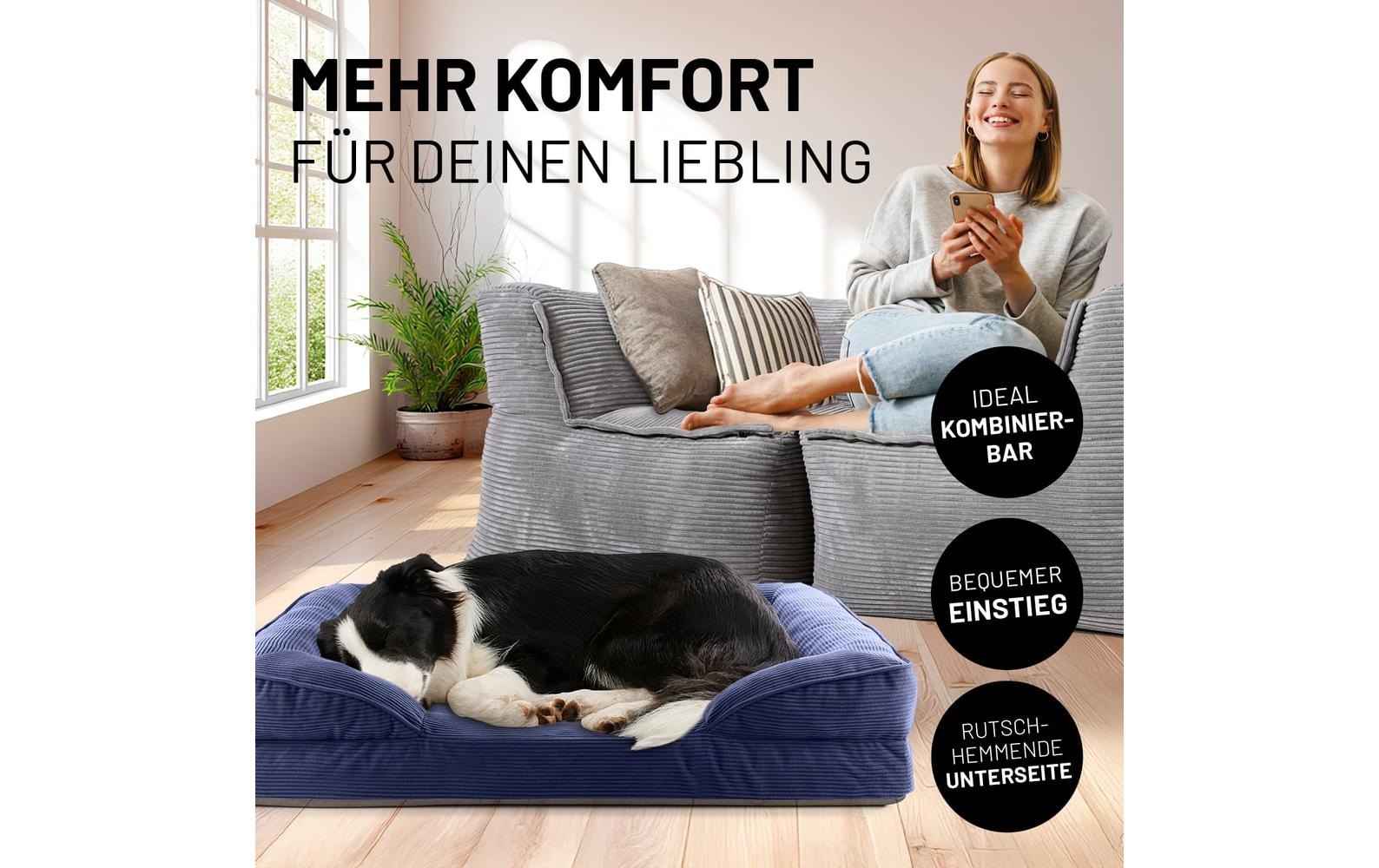 Lumaland Hundebett »Indoor Cord M«