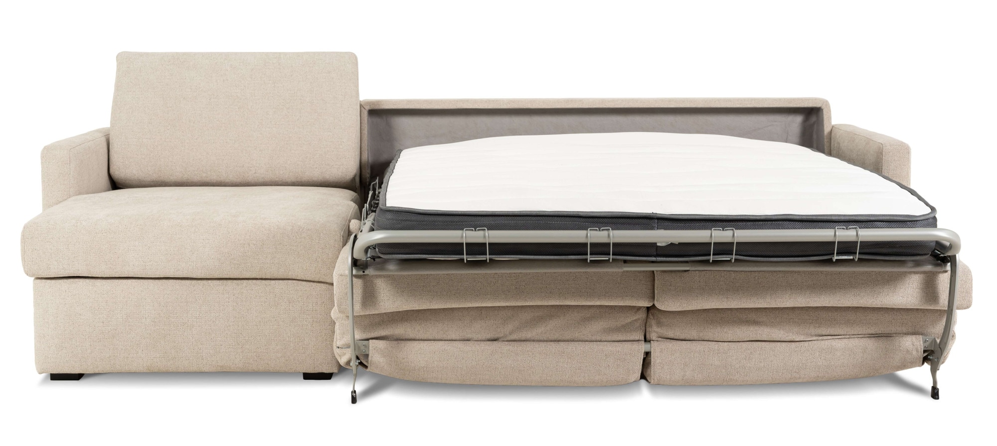 GOODproduct Schlafsofa »GOLDPOINT Ecksofa 264 cm, Liegefläche (140/200cm), L-Form« Bettfunktion, Bonell-Federkernmatratze und Dauerschläfer-Funktion
