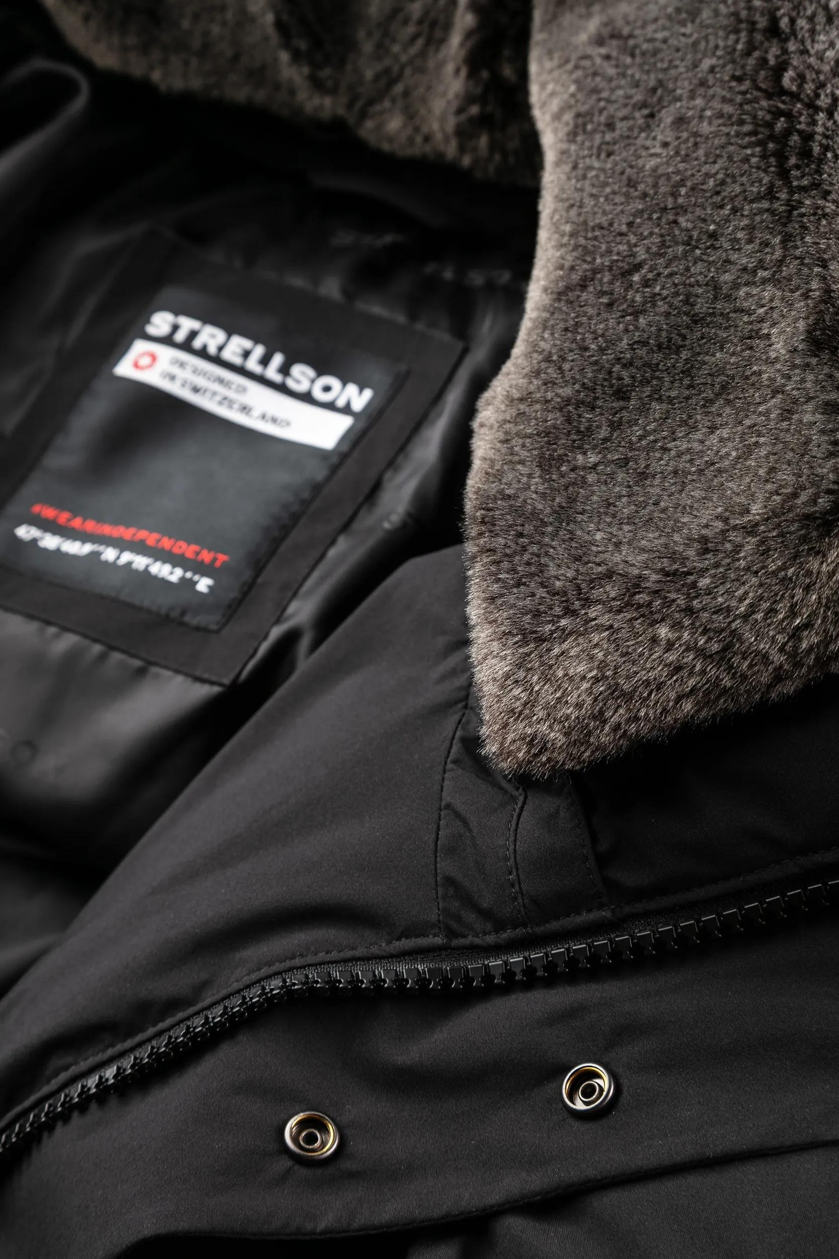 Strellson Parka »Ambience« avec capuche coupe régulière, matériau technique durable, détails amovibles