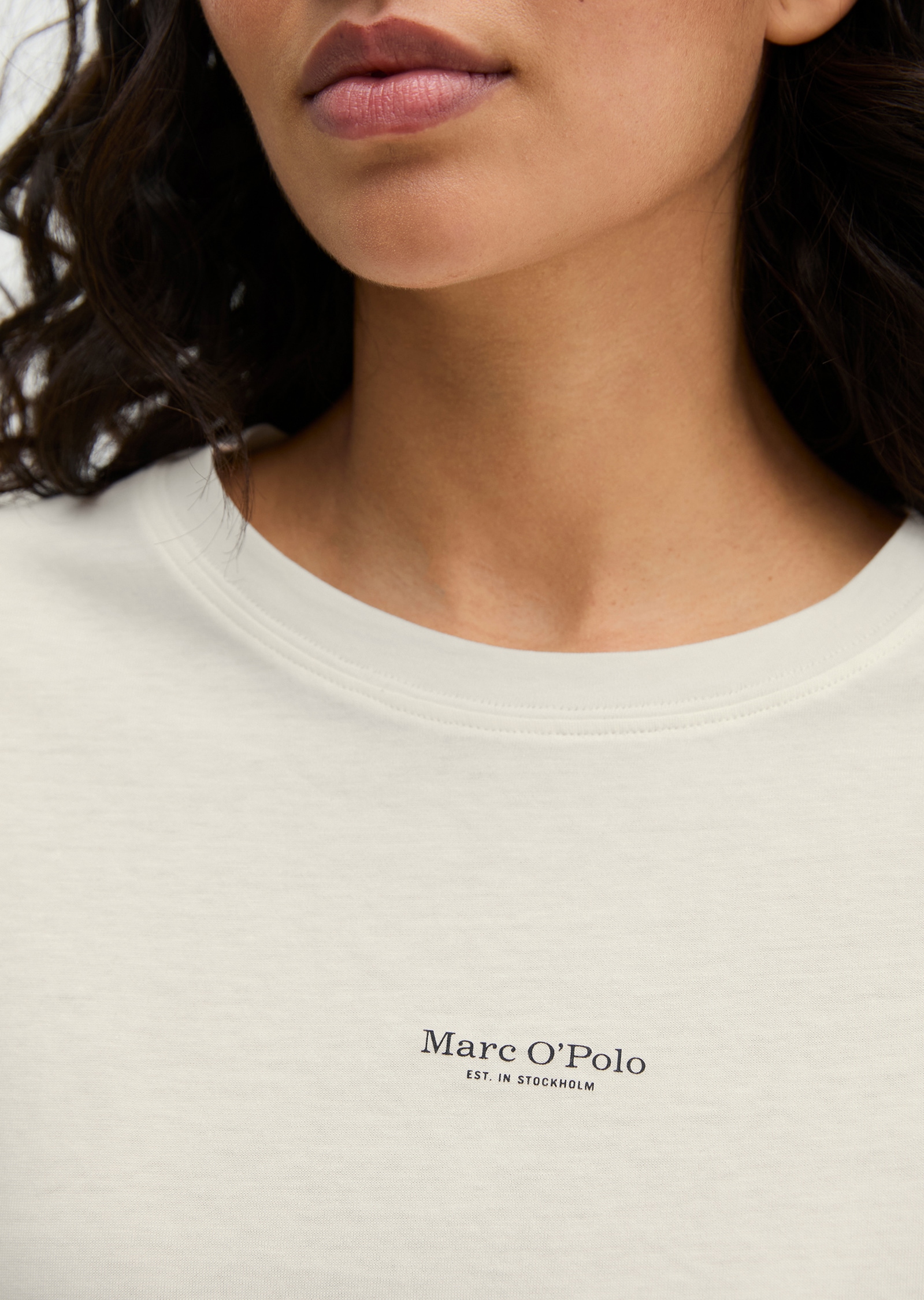 Marc O'Polo Haut de pyjama »Mix N Match Cotton Top SS« mit Rundhalsausschnitt und kurzem Arm