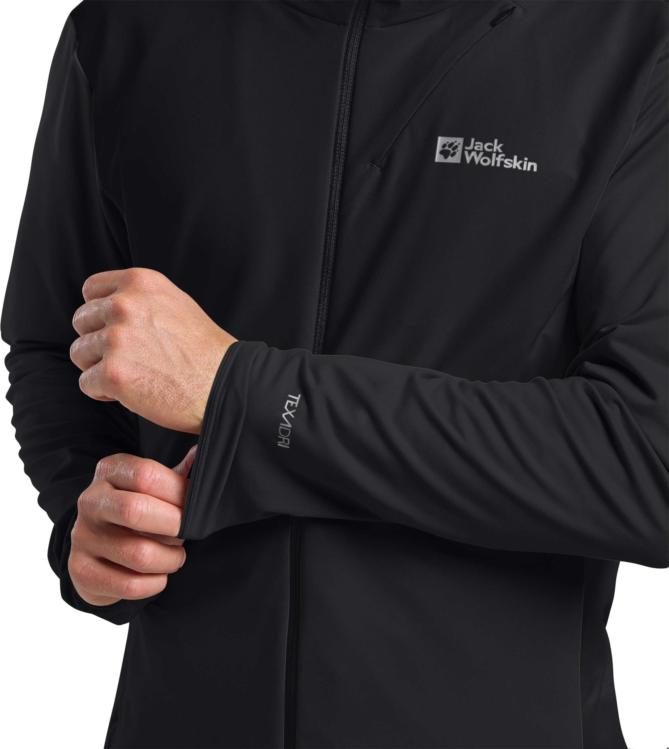 Jack Wolfskin Kapuzenfleecejacke »PRELIGHT TRAIL HOODY M« mit Kapuze