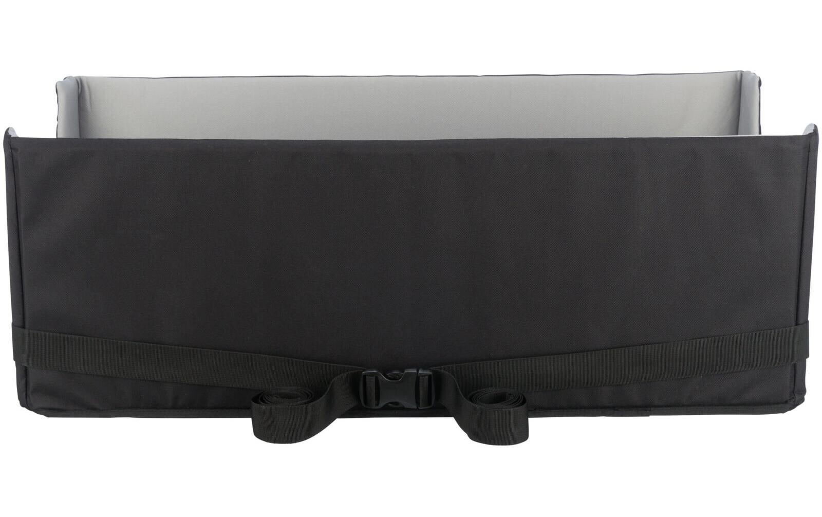 TRIXIE Siège-auto pour chien »Doppelt, 80 × 28 × 39 cm, Schwarz/Grau« Polyester