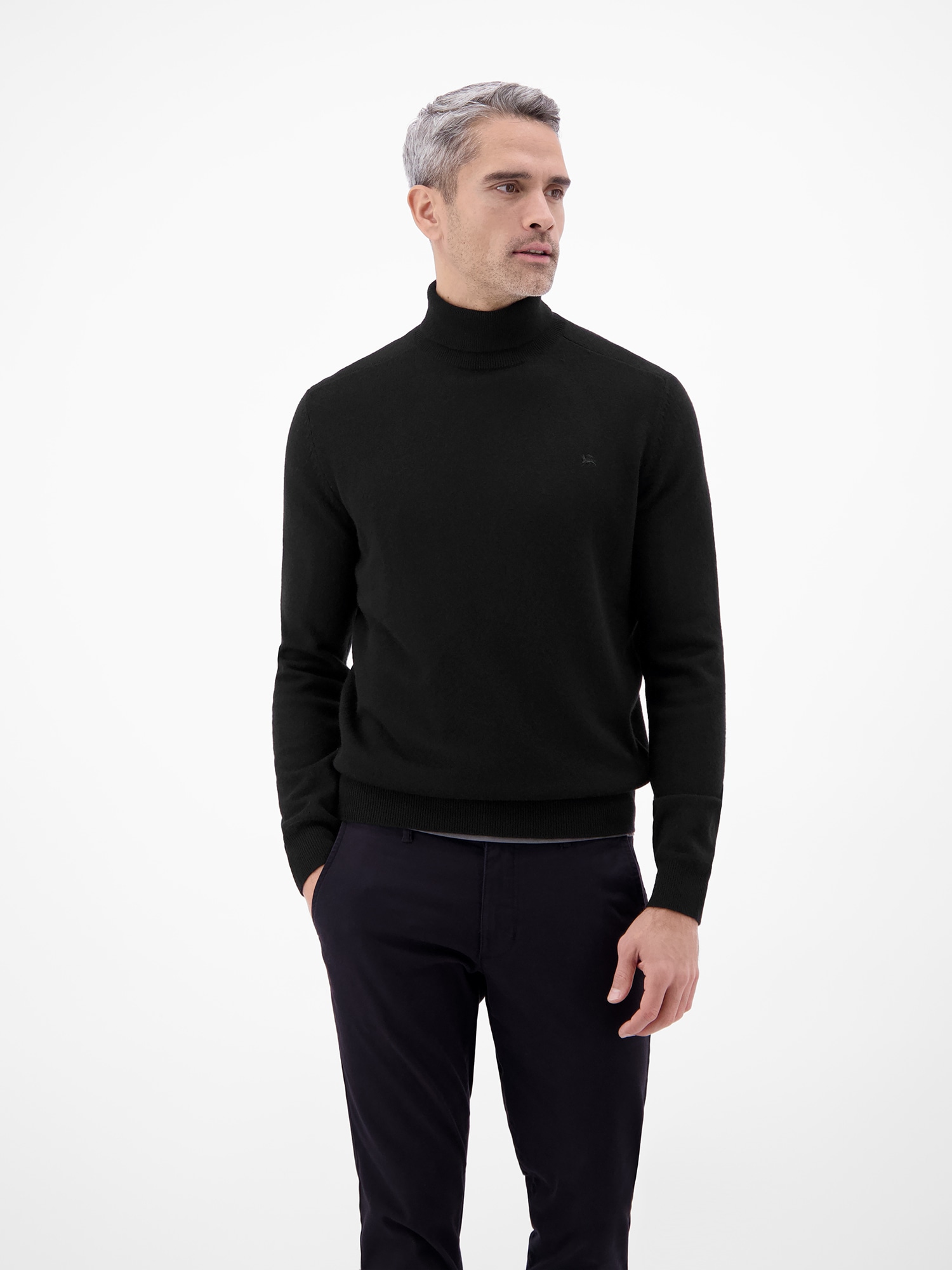 LERROS Pull à col roulé »Herren Rollkragenpullover - lässige Optik, wärmender«