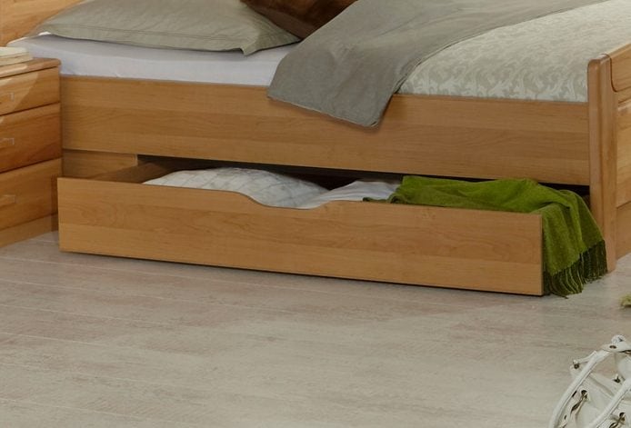 WIEMANN Tiroir »Lausanne, Bettschubkasten, Bettkasten, Schublade« 140 x 15 x 61 cm (B/H/T), MADE IN GERMANY,  Erle Nachbildung, maximale Belastung 20 Kg