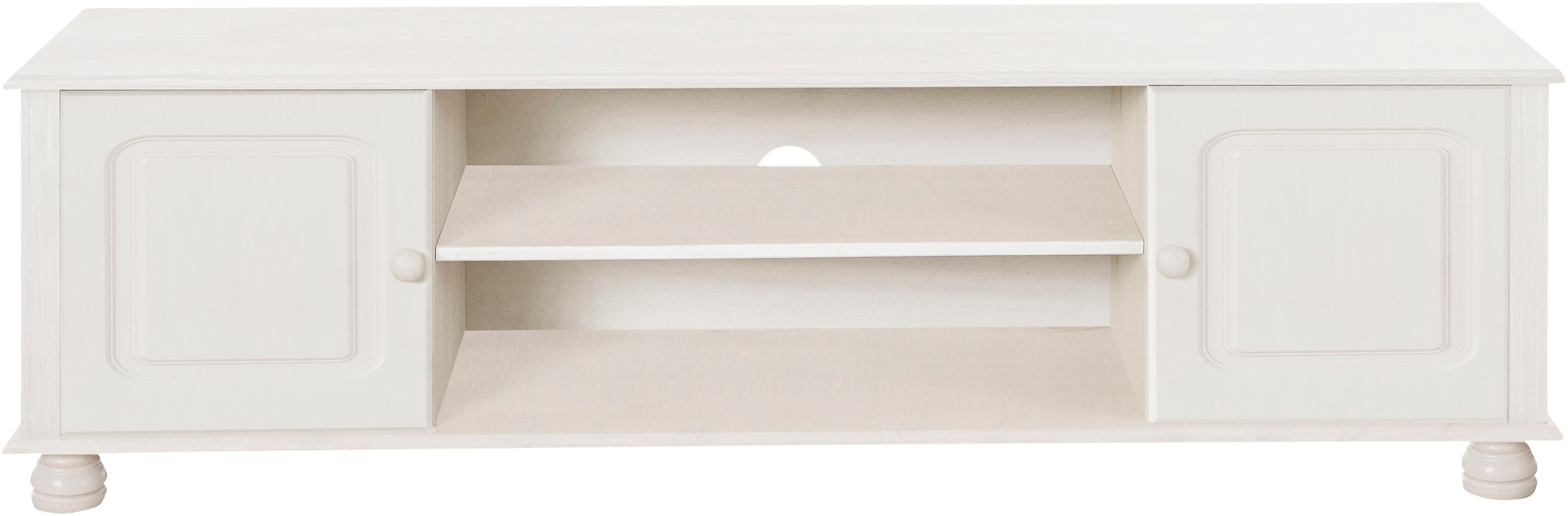 GOODproduct Table basse »Mette« commode avec passage de câbles et une tablette