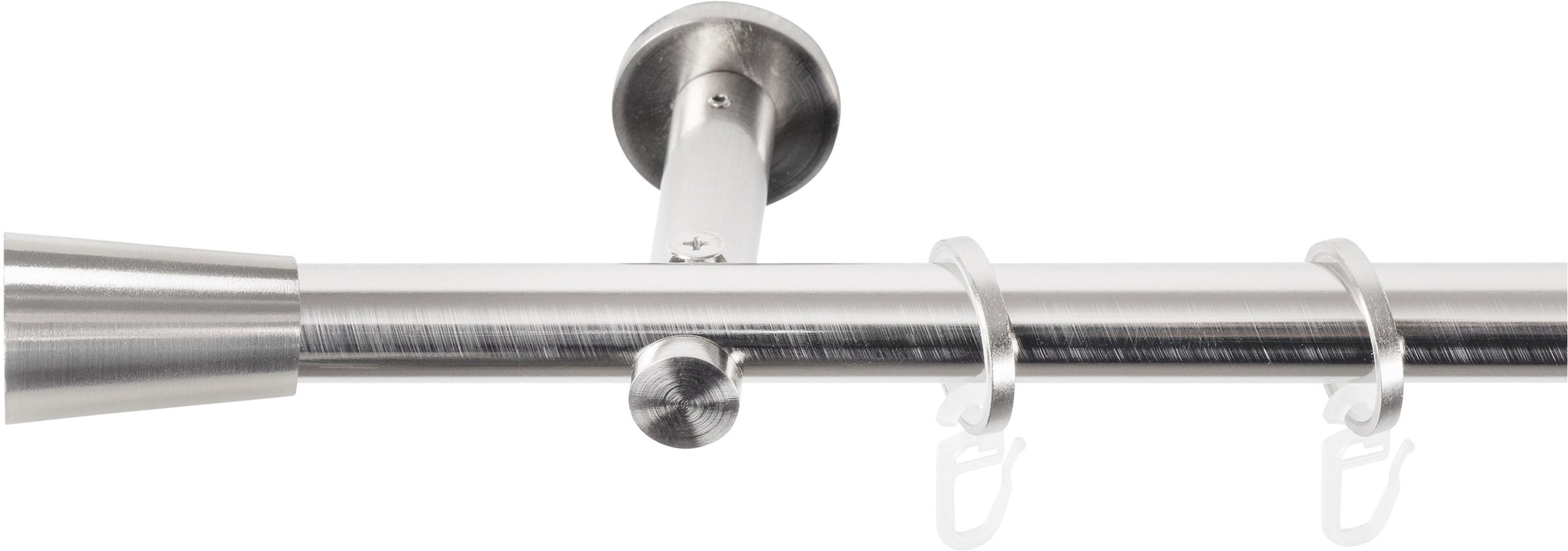 SN DECO GROUP Gardinenstange Ø 19 mm 1 läufig-läufig Fixmass;kürzbar
