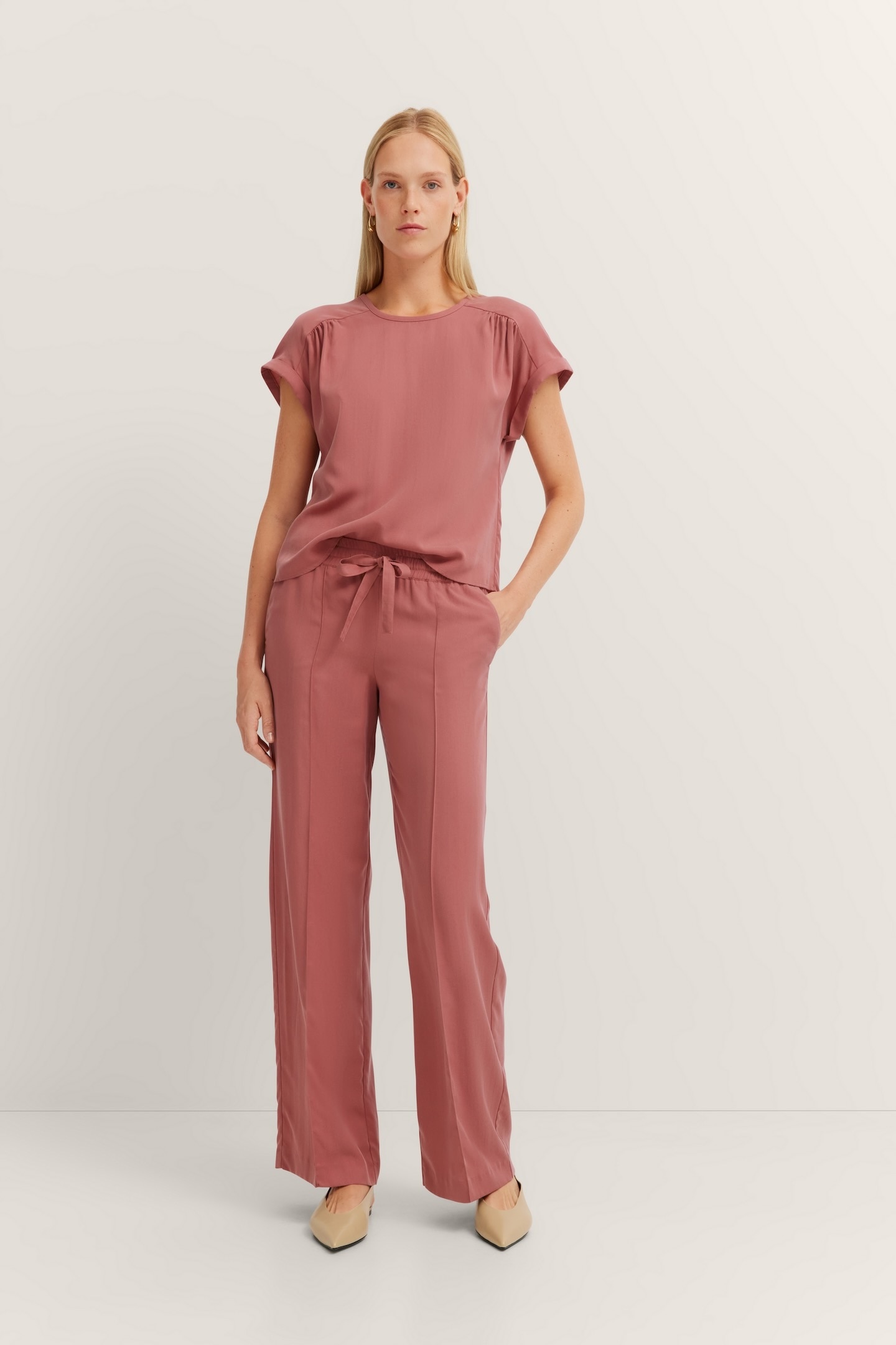 bugatti Stoffhose  mit Bügelfalte