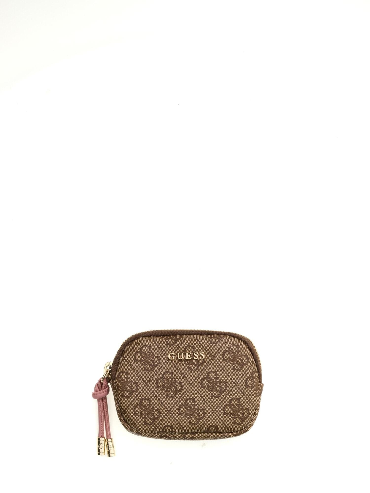 Guess Porte-monnaie »GIFTBOX PSSPRT CASE WT ZIP PCH« Set portefeuille : porte-monnaie et porte-cartes, 2 pièces
