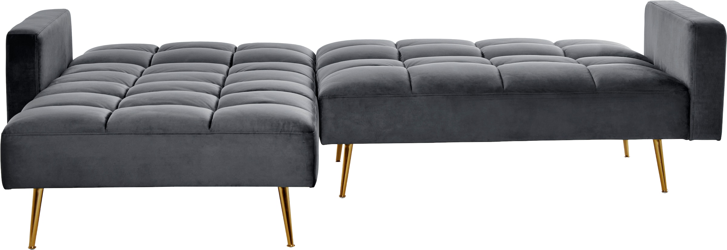 Jahnke Ecksofa »CHILLAX POSH CORNER« mit Schlaffunktion, wechselseitig montierbar, 244 x 150 cm