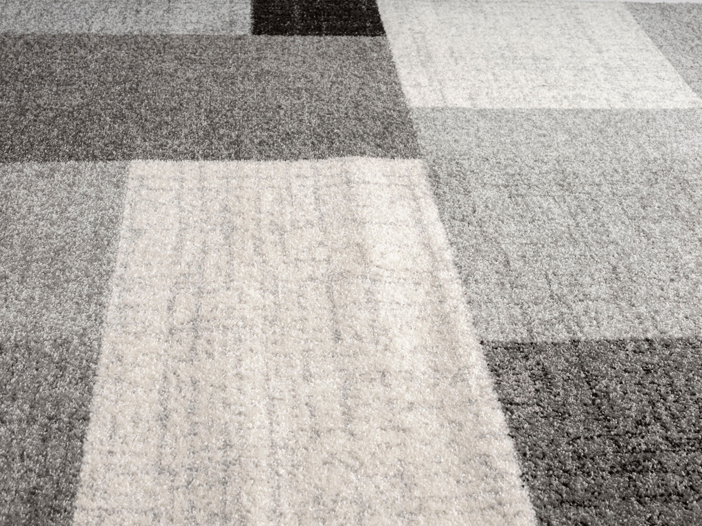 merinos Teppich »Thales 6101« rechteckig 10 mm Höhe Kurzflorteppich mit Konturenschnitt, Wohnzimmer