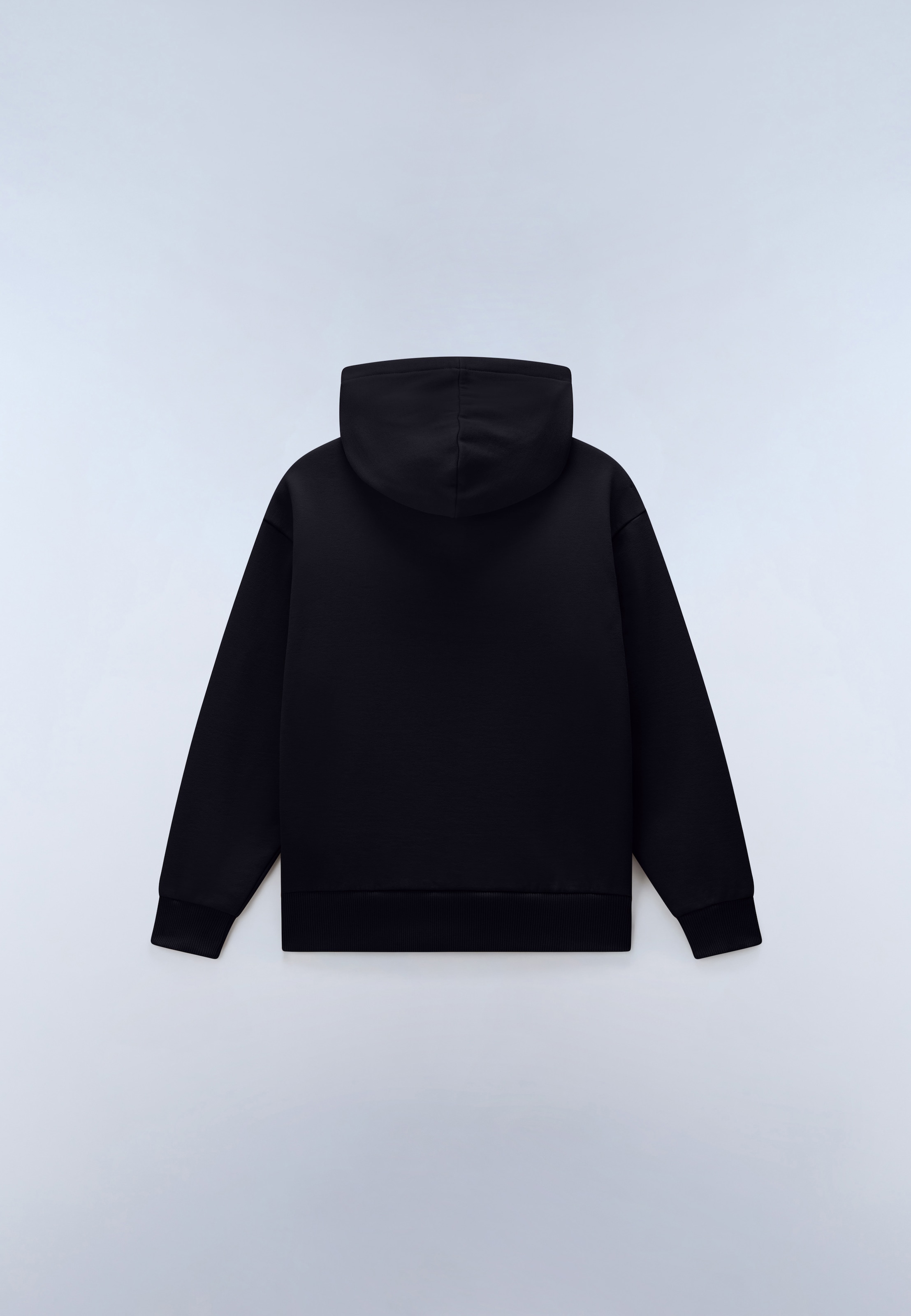 Napapijri Sweat à capuche »K B-NEW BOX LOGO H W BLU MARINE«, convient aux adolescents, en coton et polyester, longueur normale
