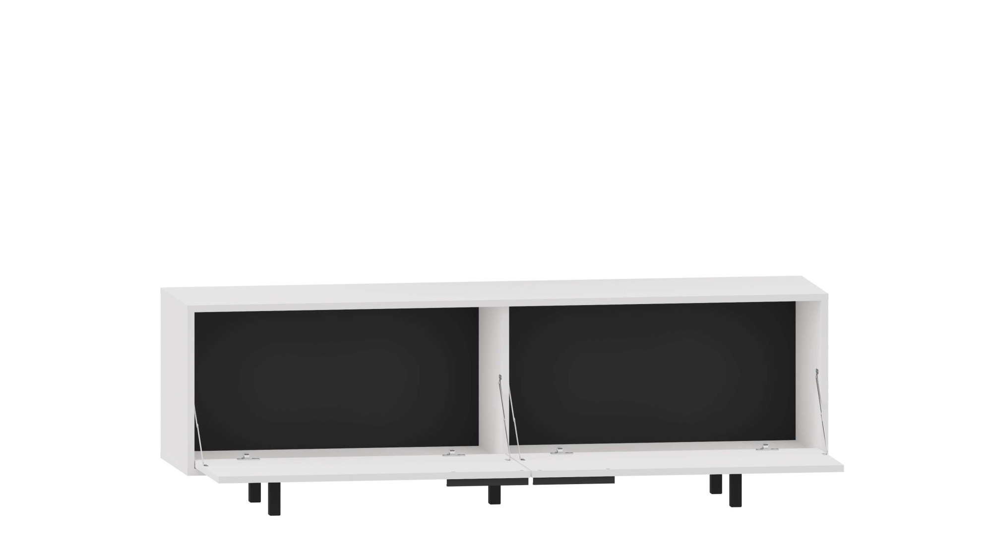 GOODproduct Lowboard »Dinant« TV-Kommode mit 2 Klappen, Kabeldurchführung, Breite 150 cm, Höhe 50 cm