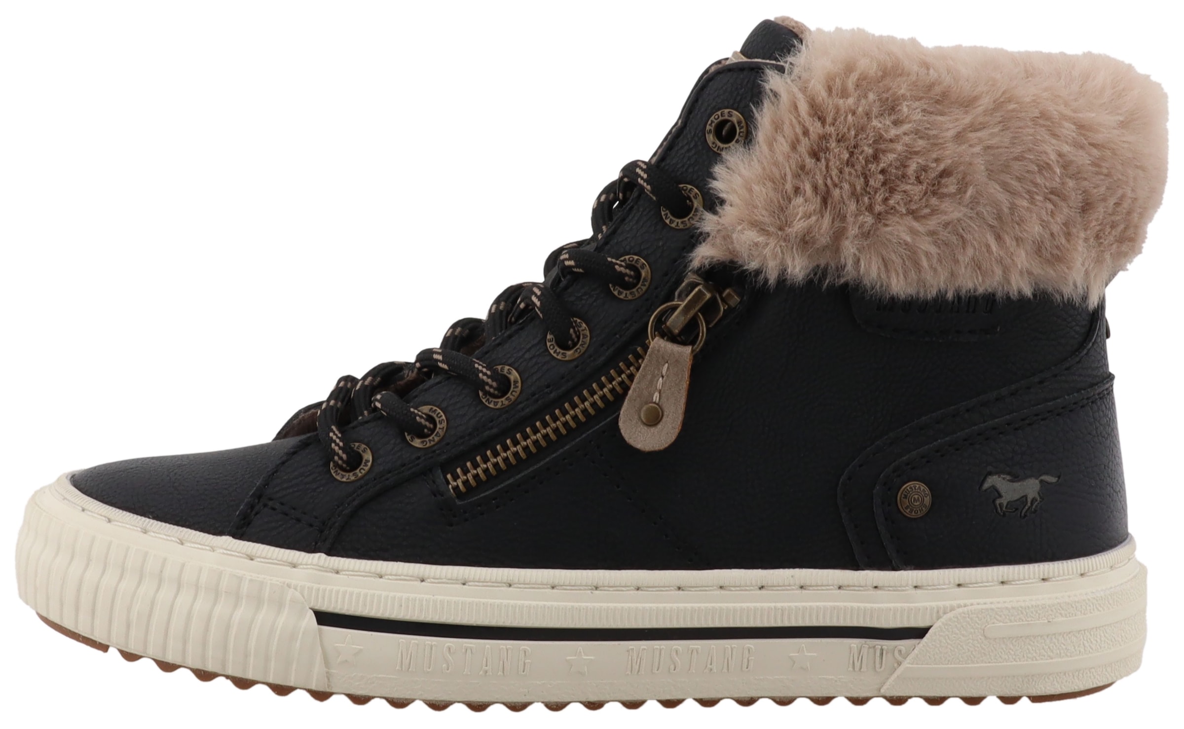 Mustang Shoes Bottes d'hiver »Kalua«  baskets à plateforme, bottes d’hiver avec fermeture éclair