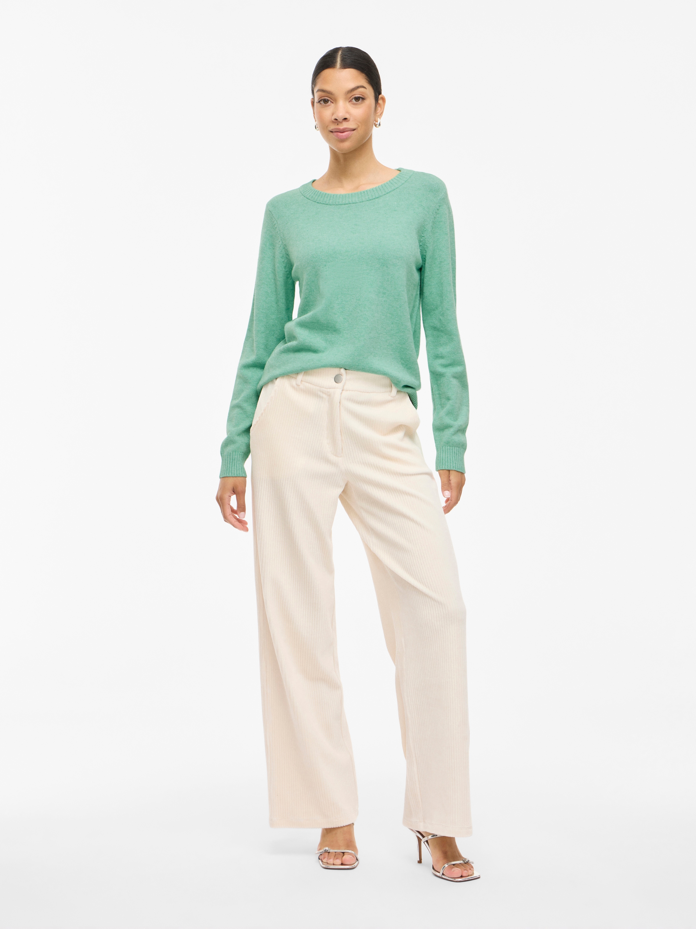 Vila Pull à col rond »VIRIL O-NECK L/S  KNIT TOP - NOOS«