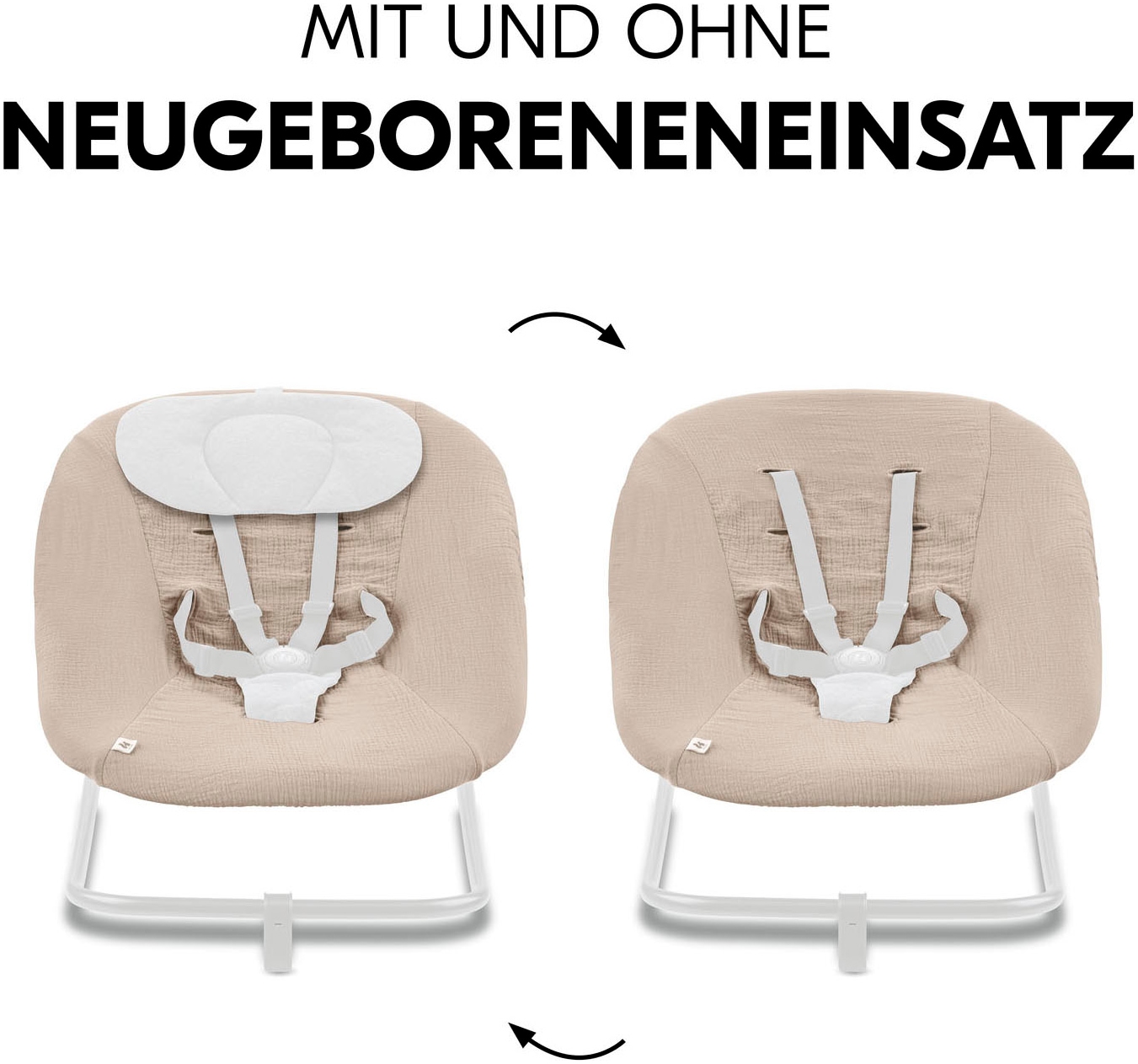 Hauck Kindersitzbezug »Schonbezug für Babywippe; Highchair Bouncer Cover« Schonbezug für Babywippe Highchair Bouncer/High Chair Bouncer Eco