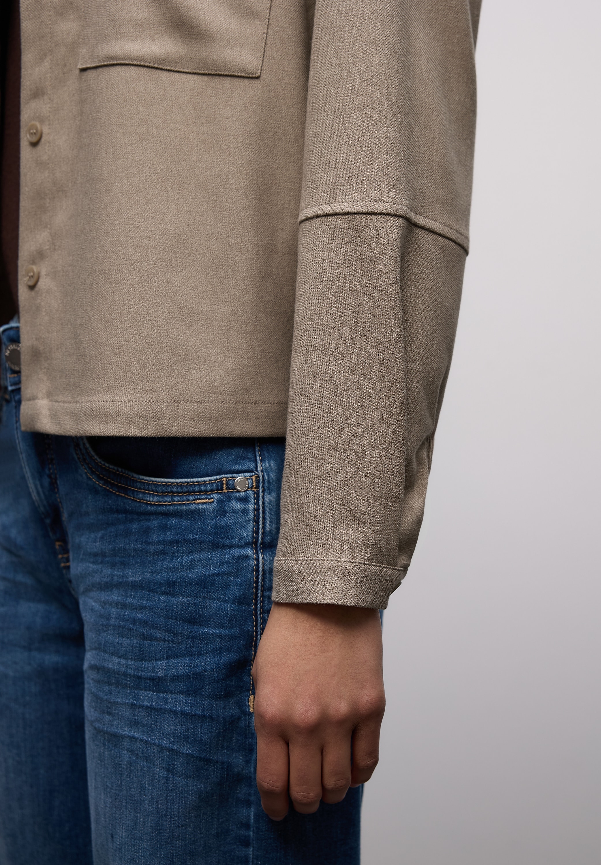 STREET ONE Blouse chemise mit Taschen