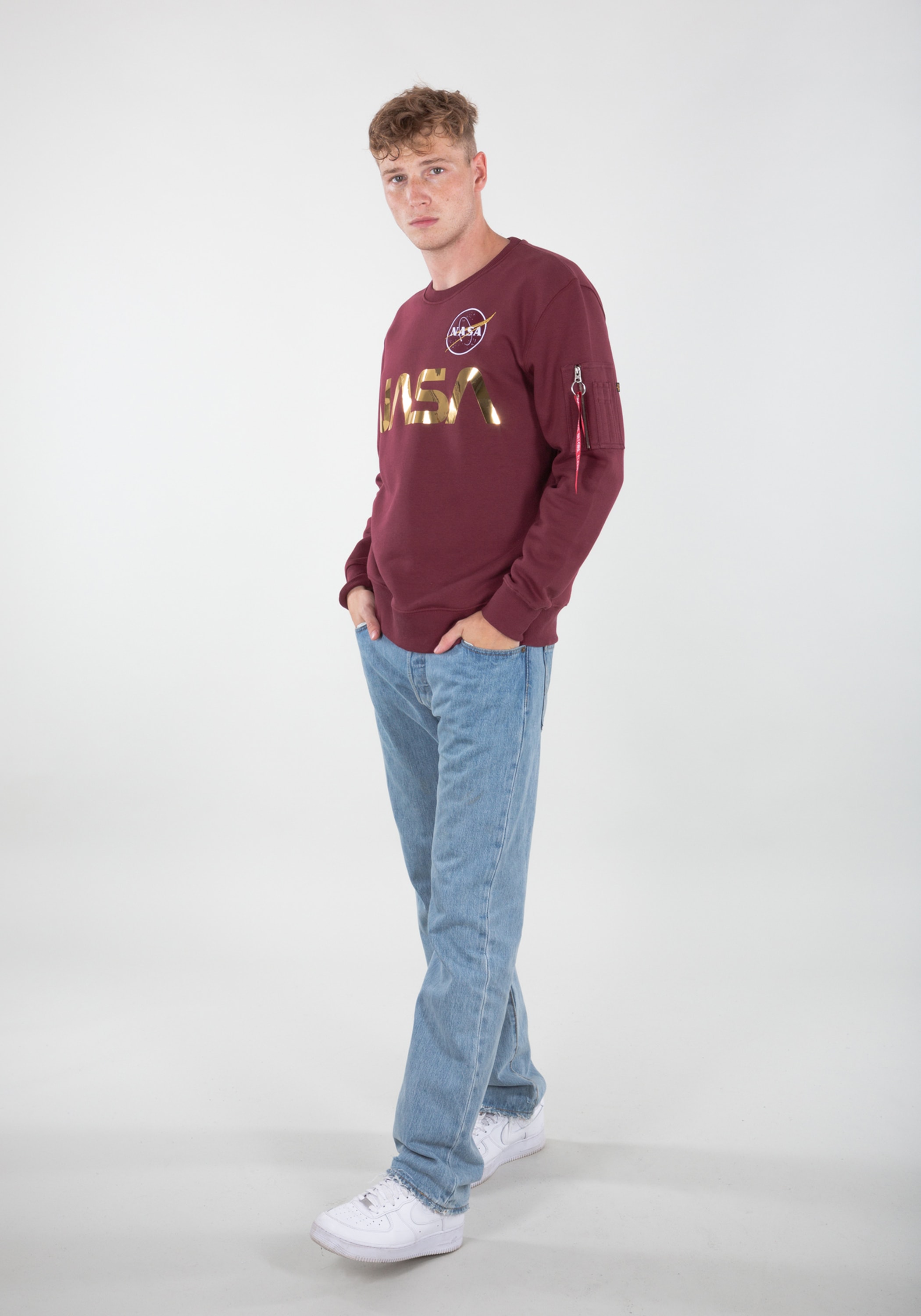 Alpha Industries Sweater »NASA Reflective Sweatshirt«
