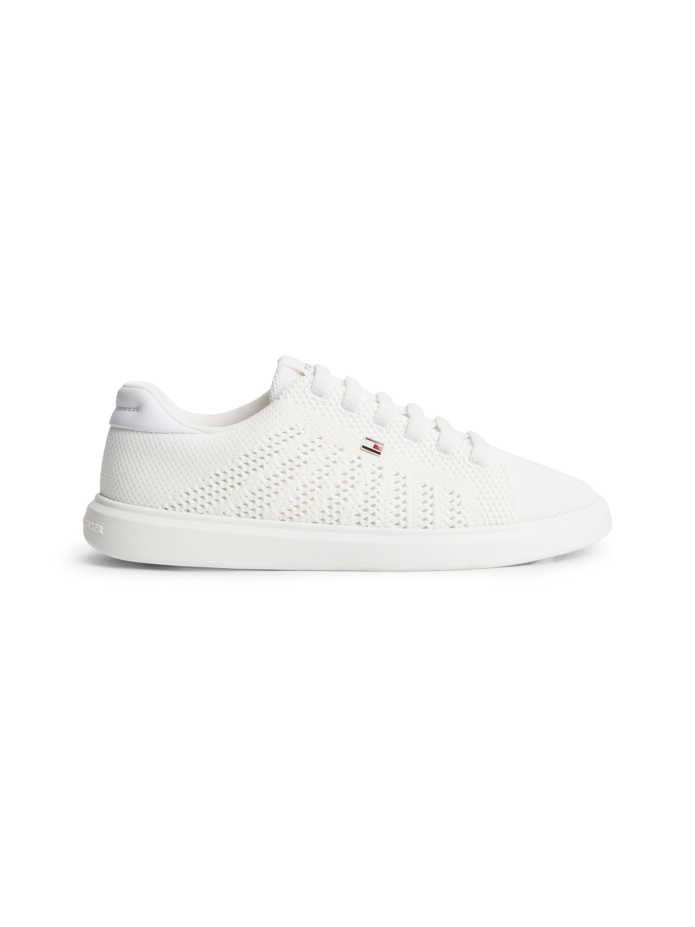 Tommy Hilfiger Sneaker »TH ICON LIGHT KNIT SNEAKER«  Freizeitschuh, Halbschuh, Schnürschuh in sommerlicher Strick-Optik