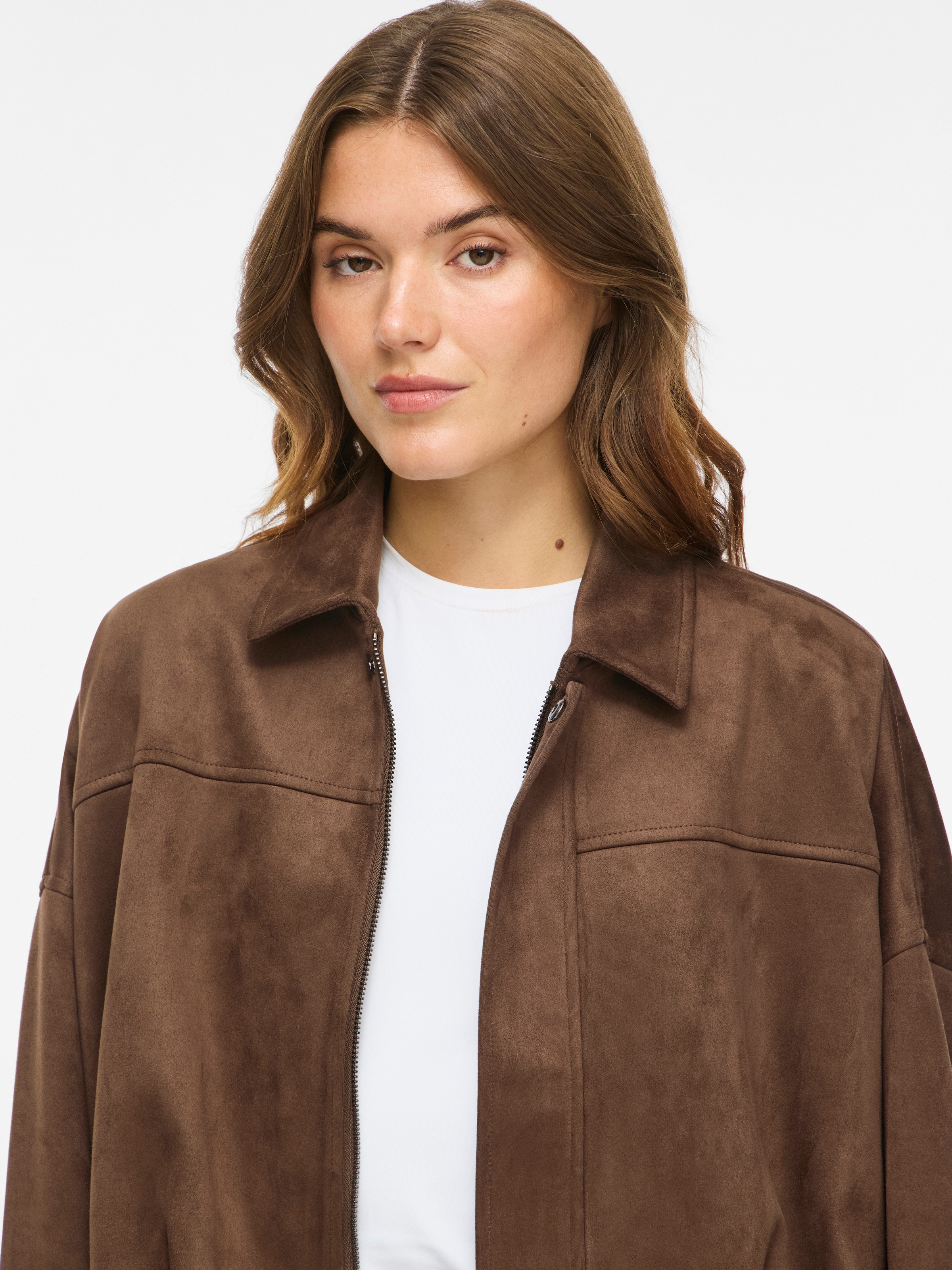 Vila Veste courte »VIVIRAL L/S JACKET - NOOS« Mélange de matériaux, forme blouson