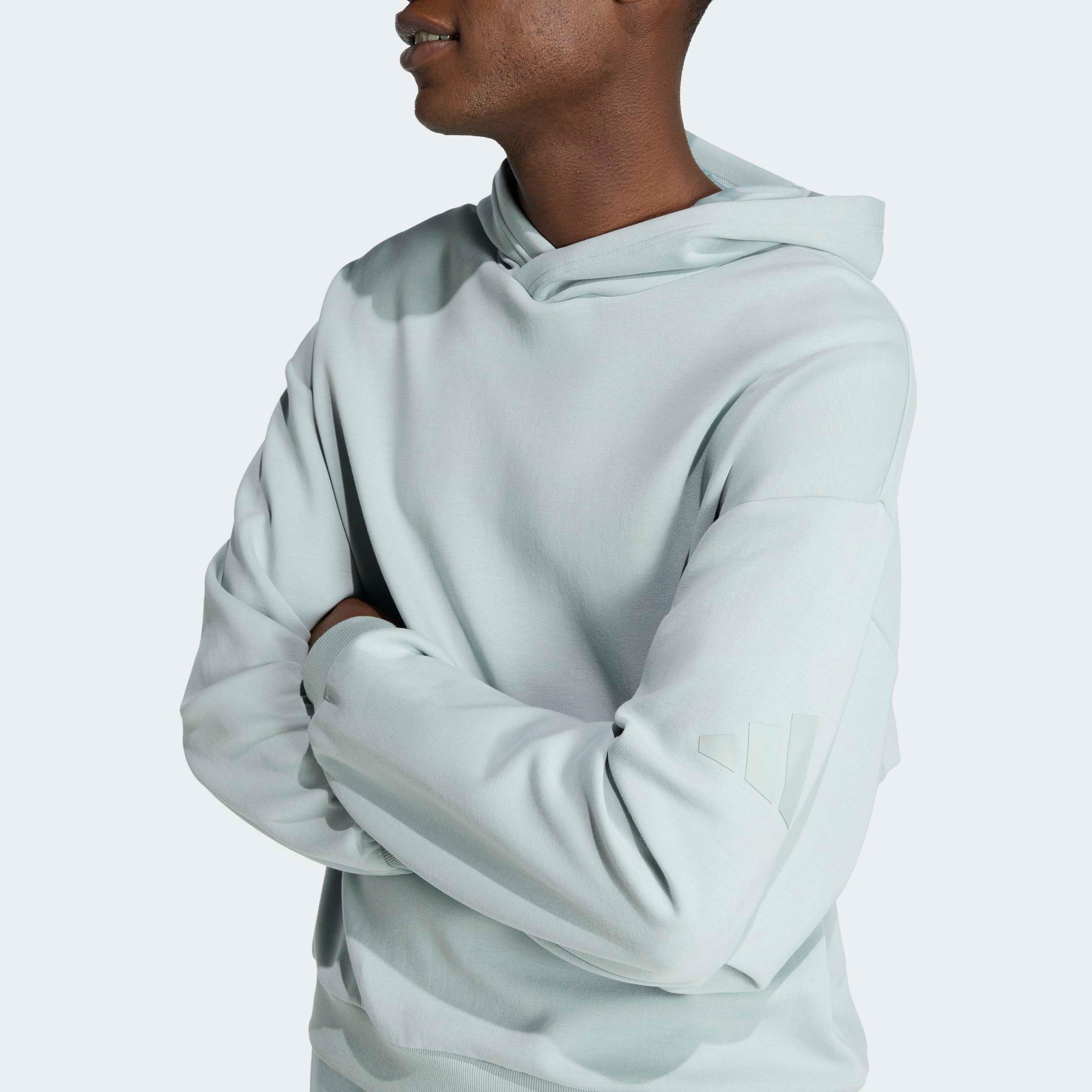 adidas Sportswear Sweat à capuche »SOFT LUX HOODIE«, mit Kapuze, für Sportmode und Freizeit, mit 3-Streifen-Logo-Print
