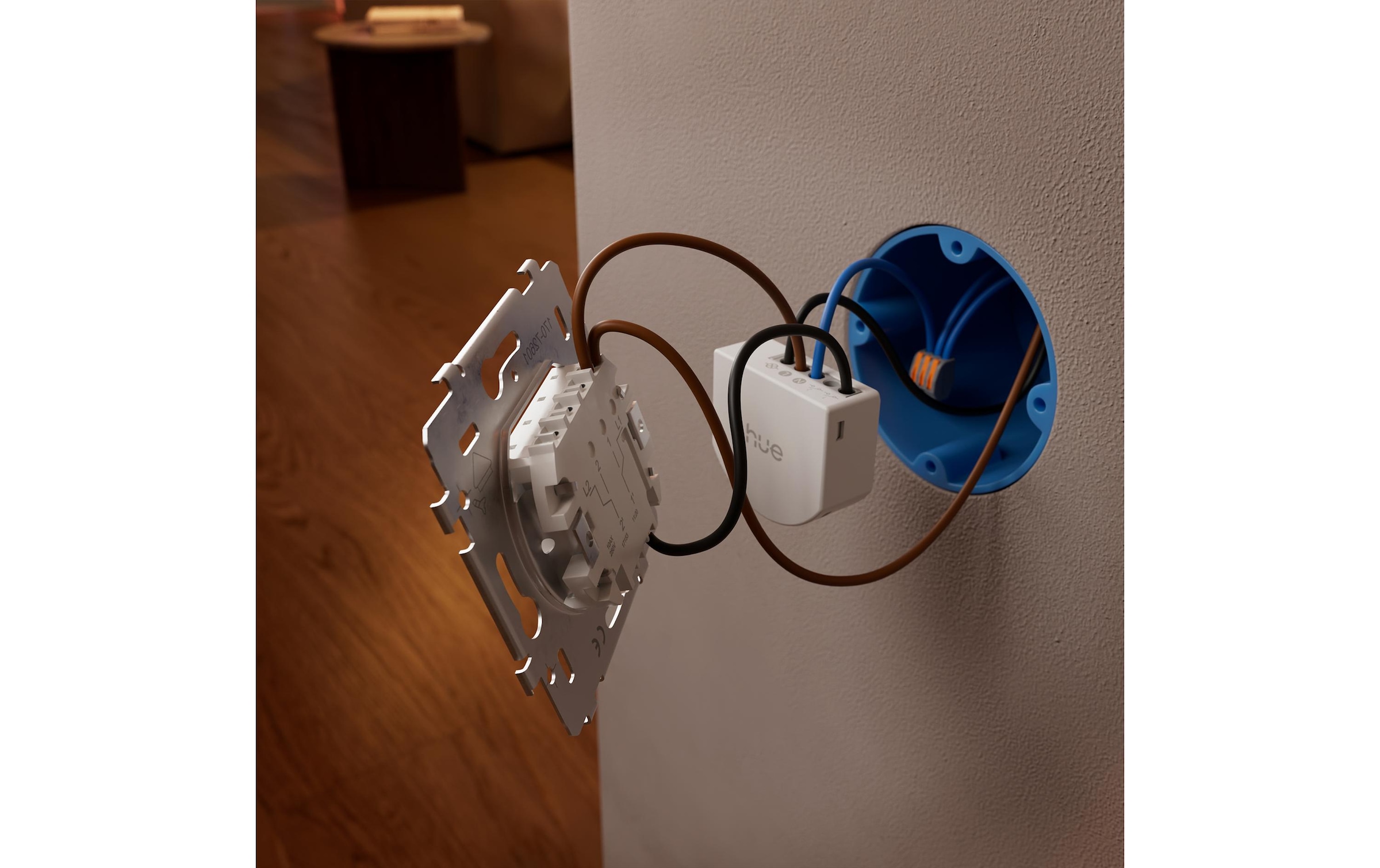 Philips Hue Smart-Home-Steuerelement »Wandschaltermodul, für nicht smarte dimmbare Lampen, Netzbetrieb« 1 Kanal /1C (200W LED / 200W Halogen), App‑ & Sprachsteuerung