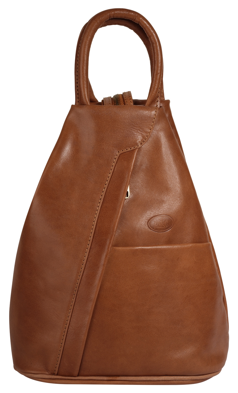 Piké Cityrucksack echt Leder, Made in Italy