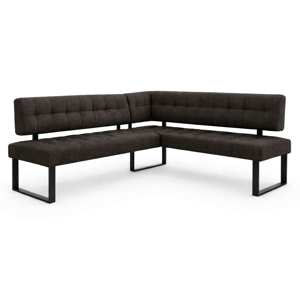 Home affaire Eckbankgruppe »Mia Essecke, Sitzgruppe, Eckbankgruppe, Küchenbankgruppe« Set, 4er, 4 tlg. Eckbank mit Wellenfederung; Tisch in Eiche massiv