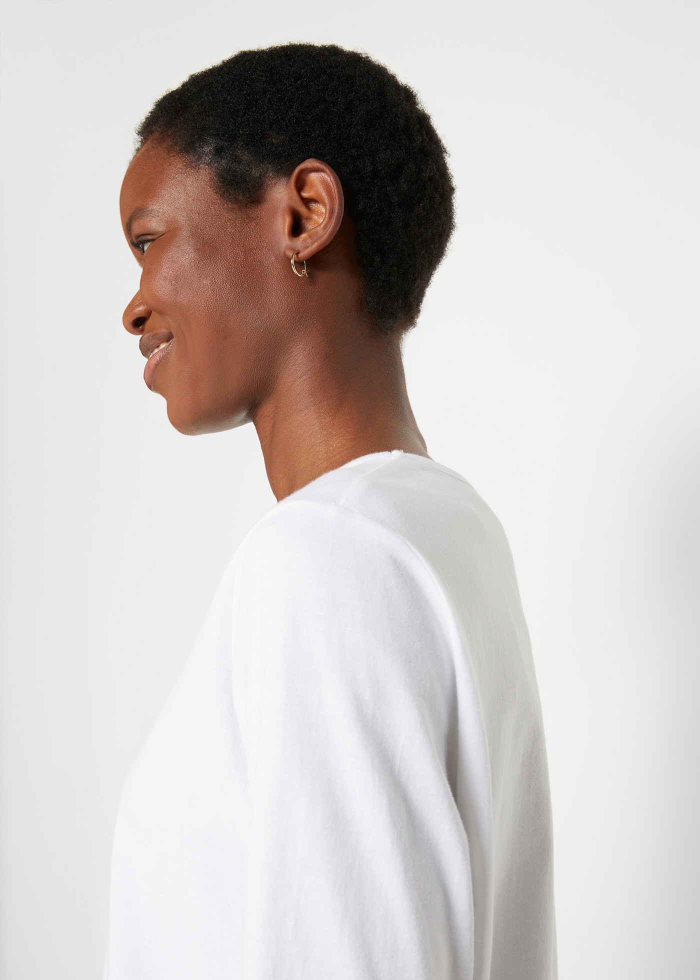 bonprix T-Shirt Packung, 5 Stk. lässig geschnittene Passform, 3/4-Ärmel, Rundhalsausschnitt