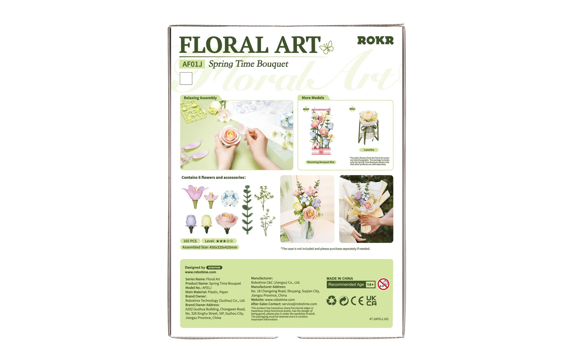   Modellbausatz »RoboTime Spring Time Bouquet 165-teilig«