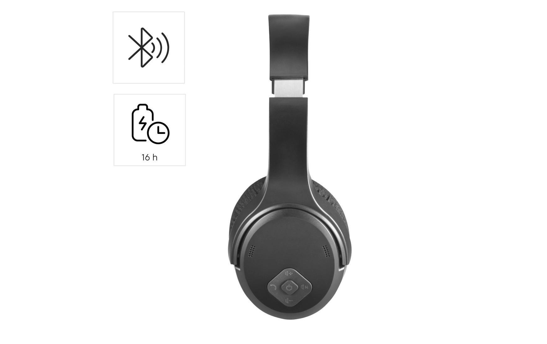   Over-Ear-Kopfhörer Active Noise Cancelling (ANC) eingebautes Mikrofon, Ladezeit: 2,5h