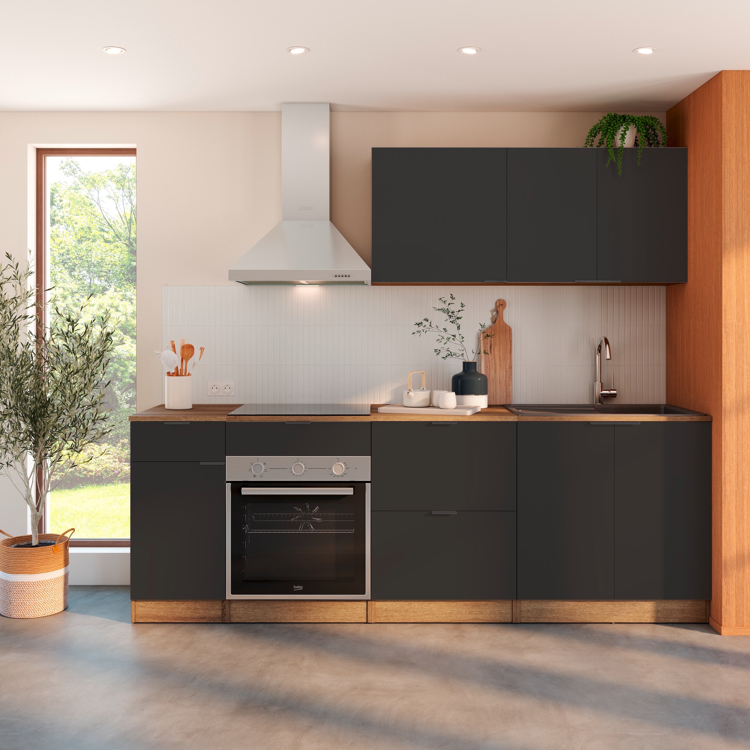 Gami Unterschrank »Eden Küche Unterschrank B.40 1 Tür« 1 Stk. tlg. Unterschrank 1-türig Breite 40 cm